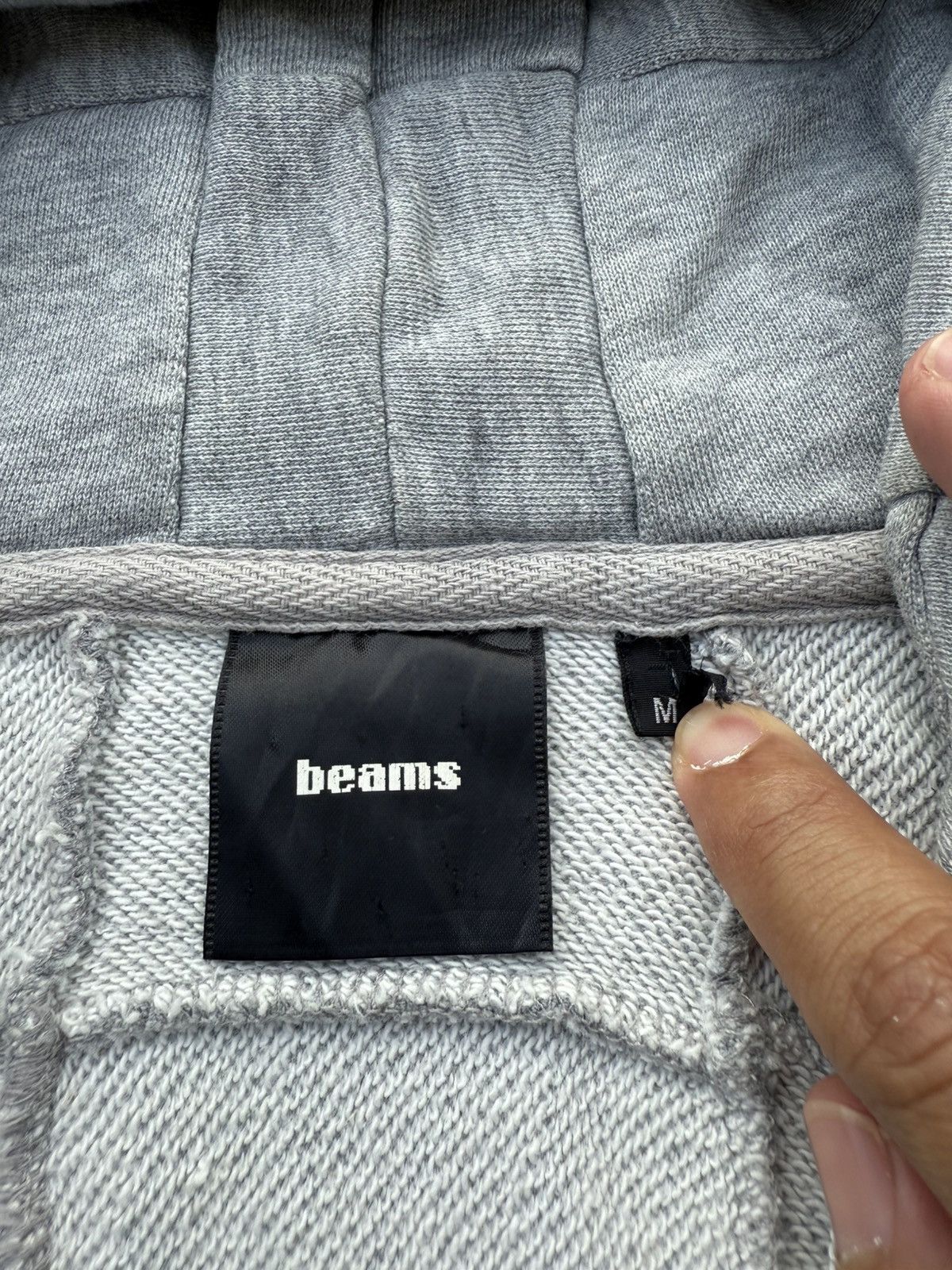 Beams Plus Vintage BEAMS Japan Reconstructed Boxs Zip Up Hoode Size US M / EU 48-50 / 2 - 7 Thumbnail