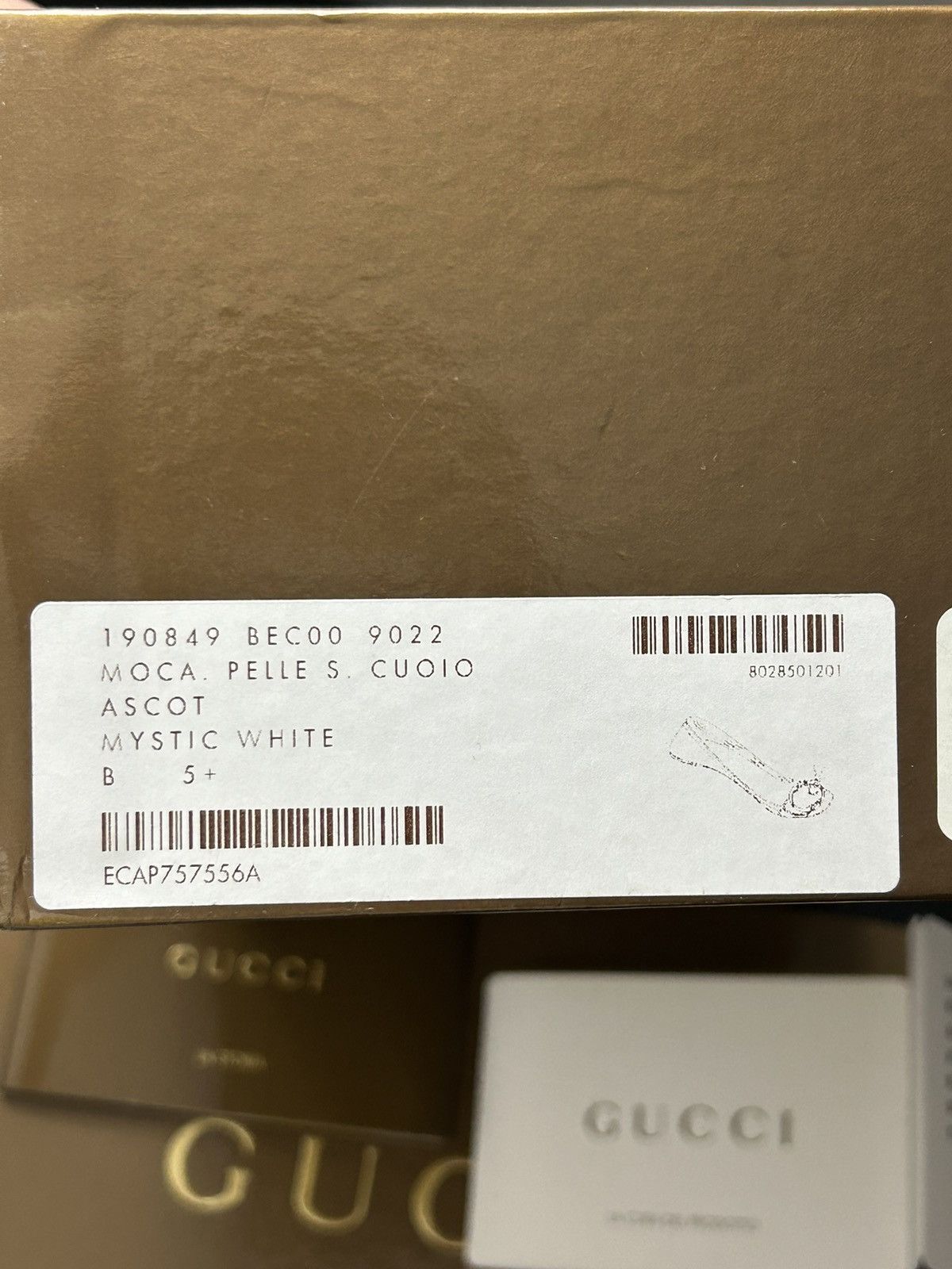 Gucci Gucci white flat shoes Size US 5.5 / IT 35.5 - 7 Thumbnail