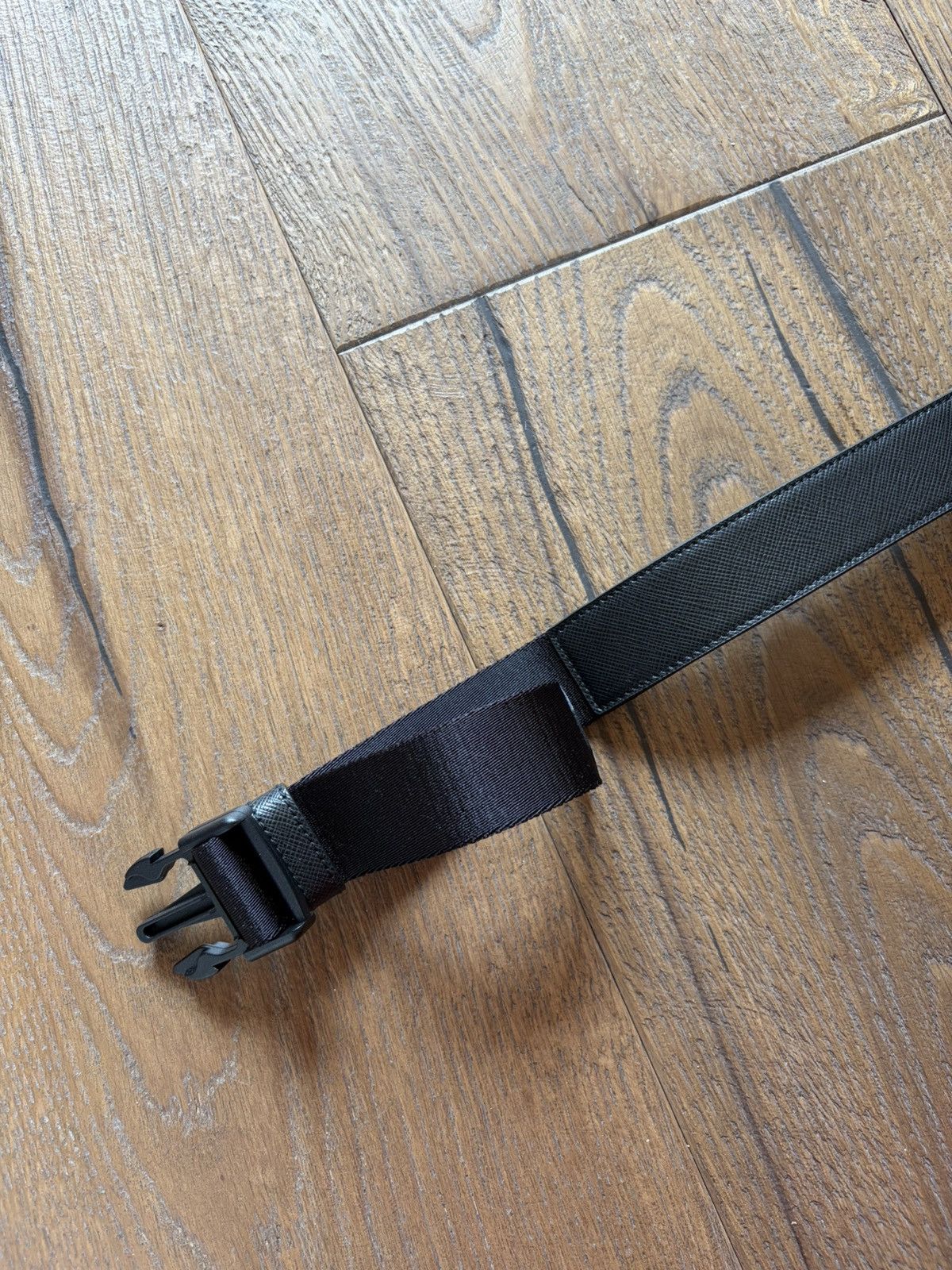 Prada Prada Saffiano Leather Tape Belt Brand New 28/70 Size 28 - 4 Thumbnail