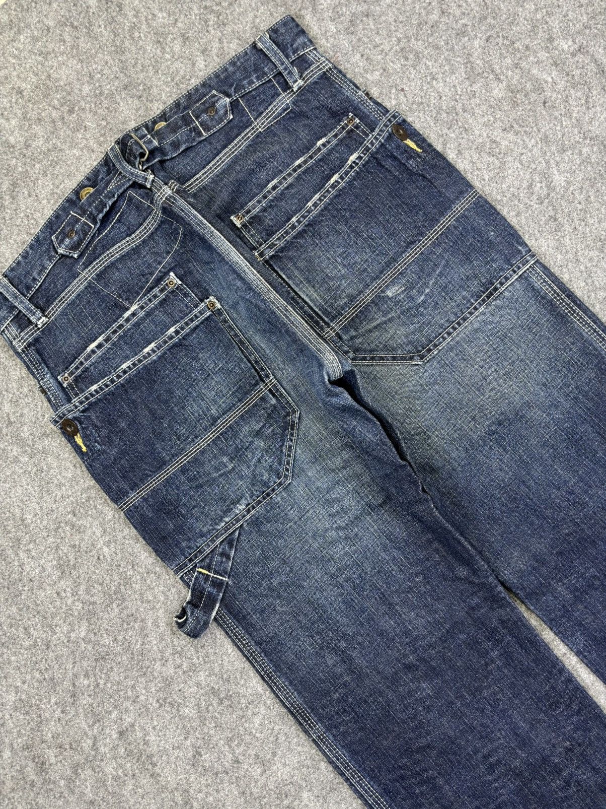 Avirex 💥Baggy💥AVIREX Military Multi Round Pocket Denim F711 Size US 32 / EU 48 - 20 Thumbnail