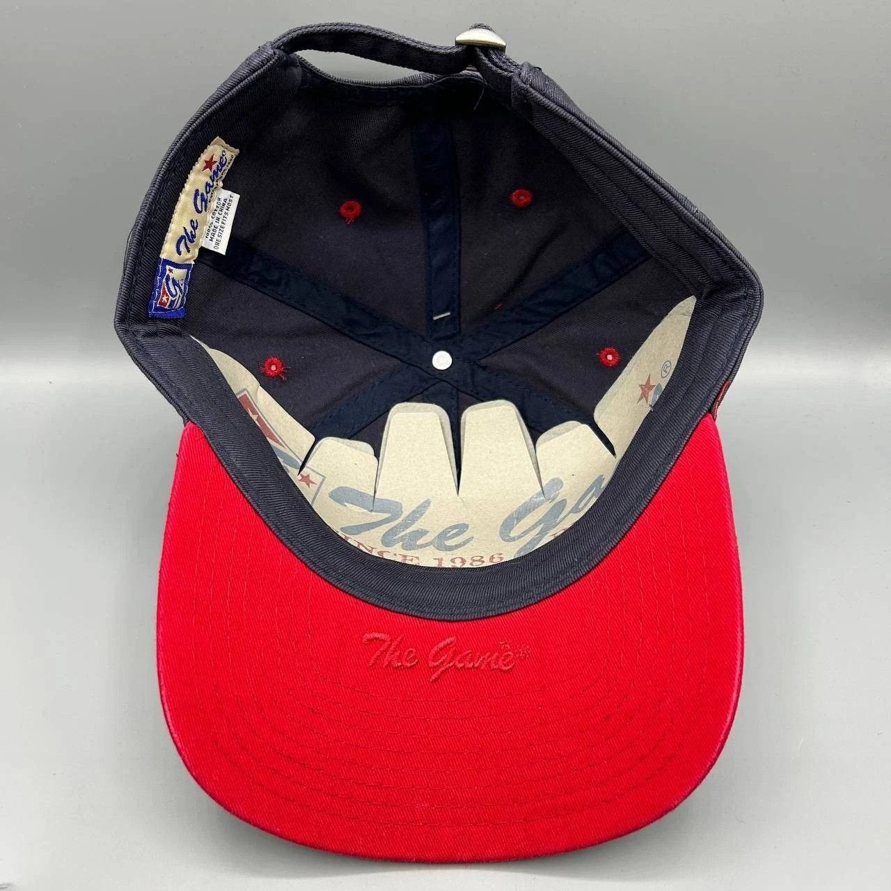 The Game Vintage Toledo Mud Hens Hat Men Blue MiLB Strap Back Cotton Size ONE SIZE - 2 Thumbnail