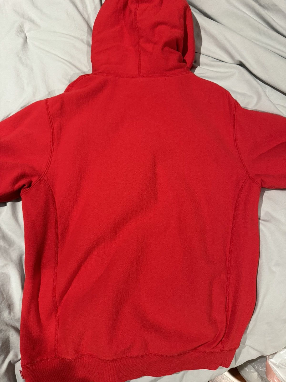 Supreme Supreme Chenille Hooded Sweatshirt Red Size US L / EU 52-54 / 3 - 2 Thumbnail