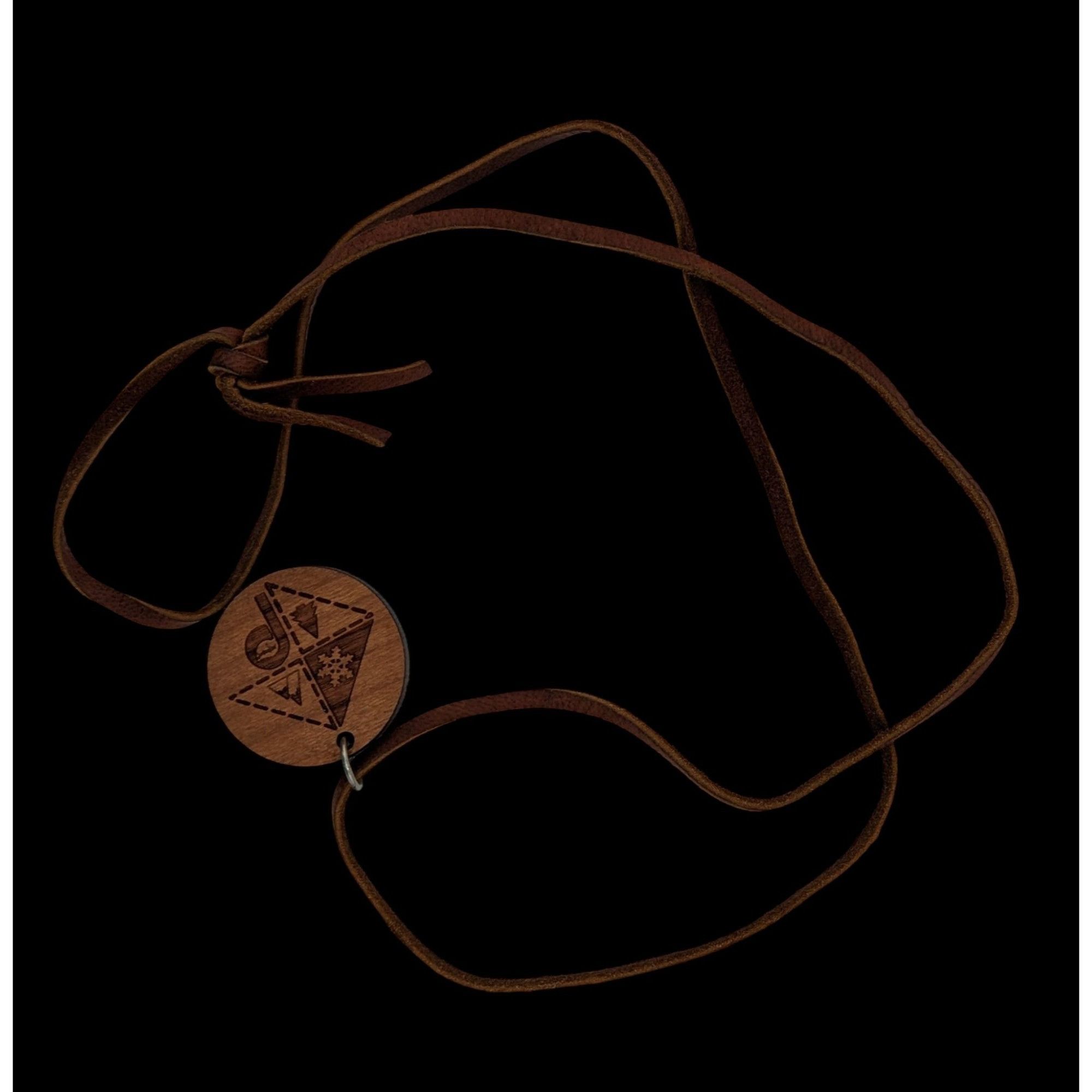 Other Nature-Themed Wooden Pendant Necklace With Engraved Design & Size ONE SIZE - 3 Thumbnail