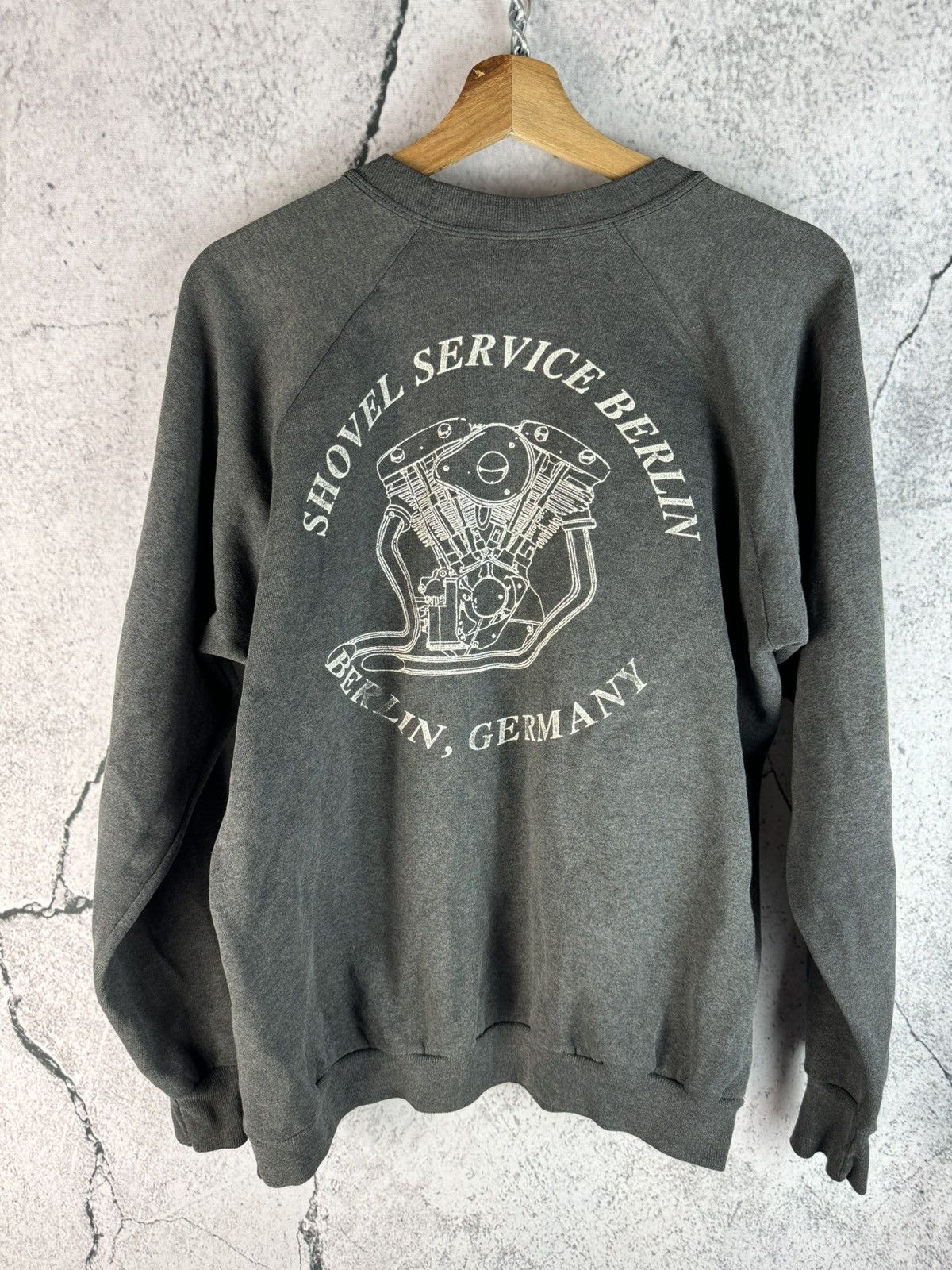 Harley Davidson Vintage Harley Davidson 80s Biker 3D emblem Sweatshirt Size US XL / EU 56 / 4 - 2 Thumbnail
