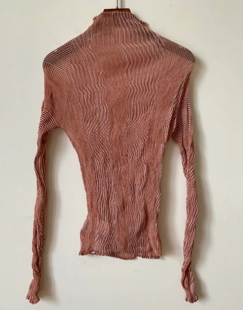 Issey Miyake Issey Miyake Brown wicker top Size M / US 6-8 / IT 42-44 - 2 Thumbnail
