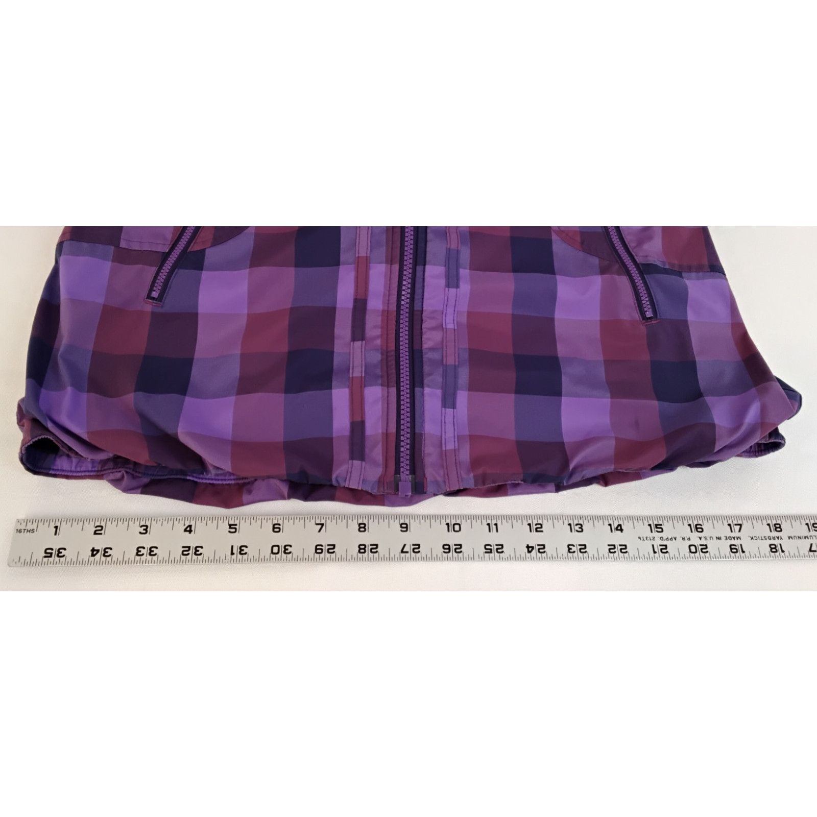 Lululemon Lululemon Light Weight Jacket Women's S Purple/Pink Plaid Size S / US 4 / IT 40 - 20 Thumbnail