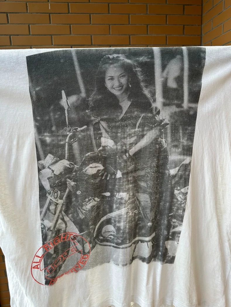 Vintage Vintage Tee 90s HOB All rights 2505-Nextarrow Size US XL / EU 56 / 4 - 4 Thumbnail