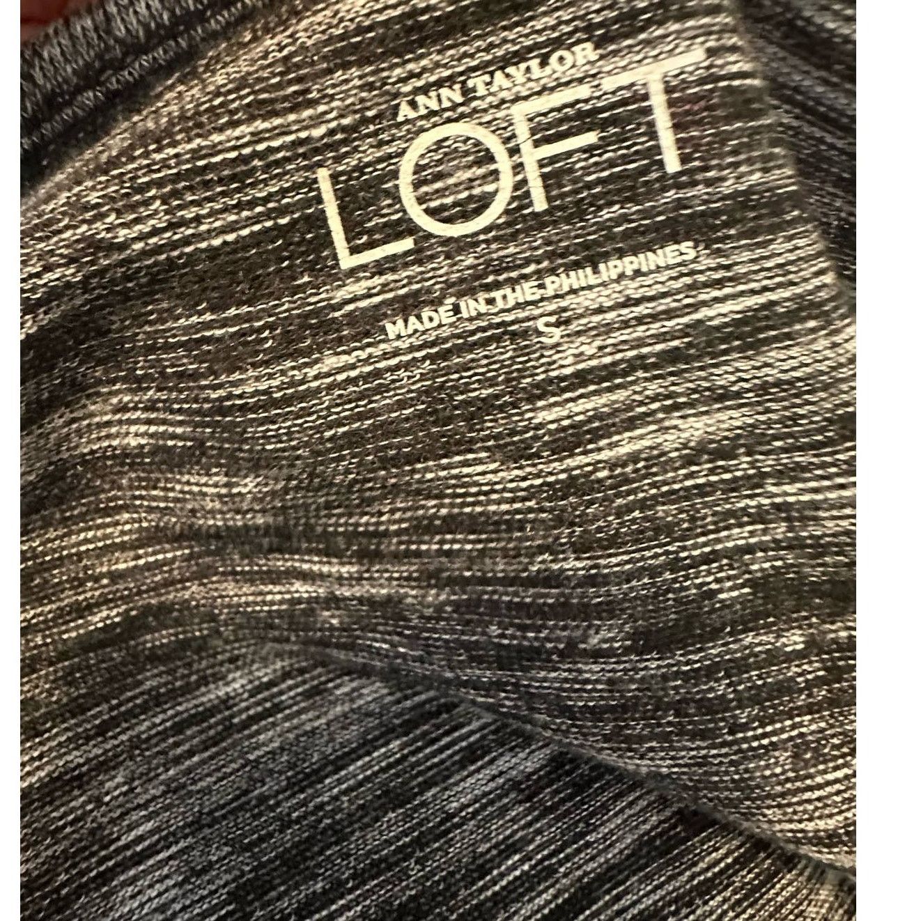 Loft Loft gray marbled mini T Shirt dress size Small Size S / US 4 / IT 40 - 3 Thumbnail