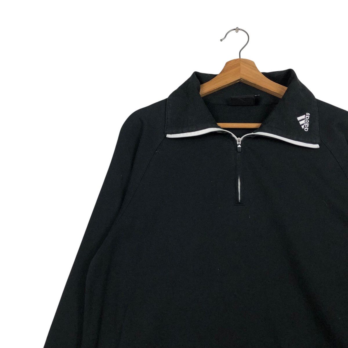 Adidas 📌Rich Black Vintage Chore Zipper Jacket Adidas Size US M / EU 48-50 / 2 - 8 Thumbnail