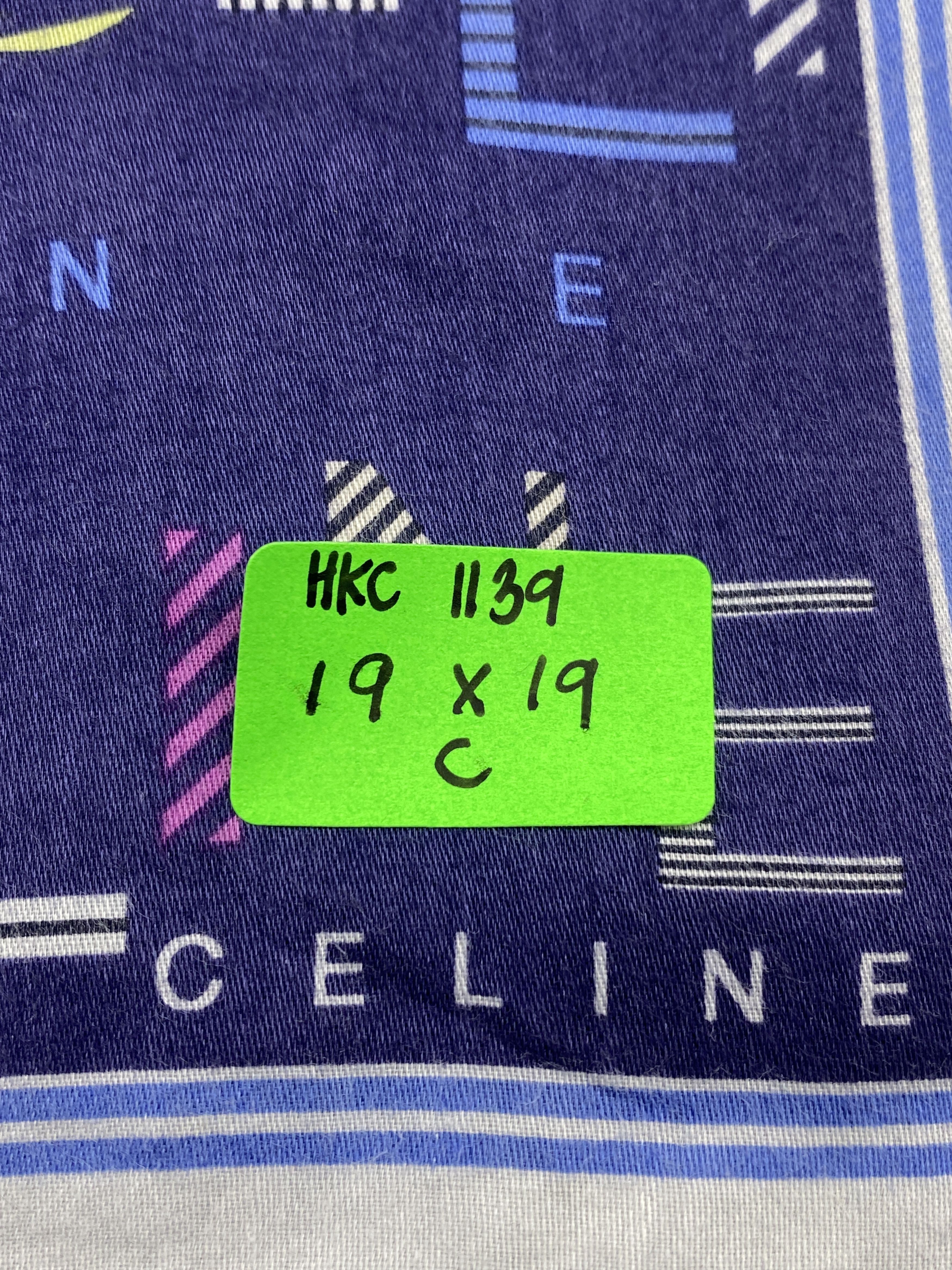 Celine Vintage Celine Handkerchief / Neckerchief HKC1139 Size ONE SIZE - 7 Thumbnail