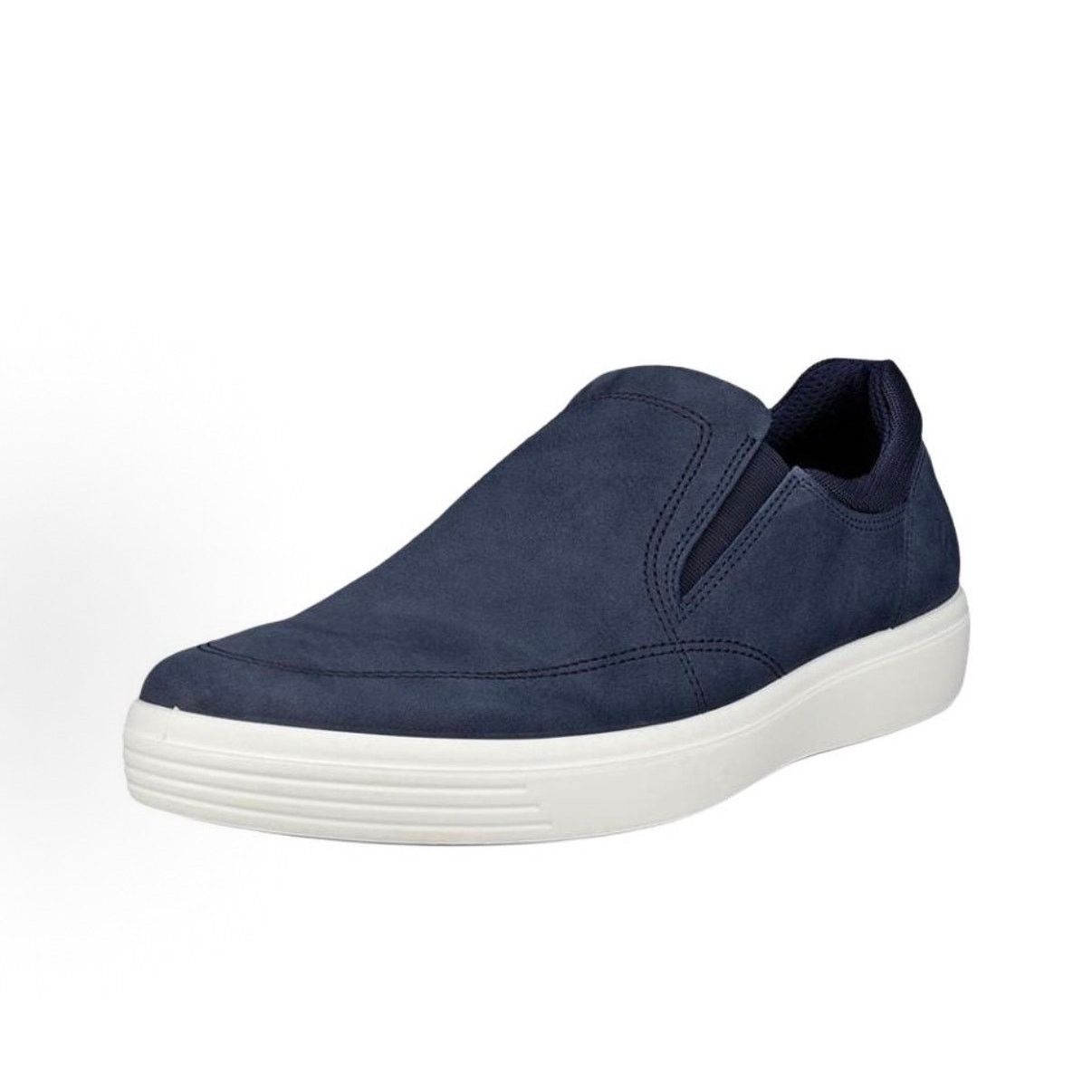 Ecco ECCO MEN'S 47 CLASSIC SLIP ON SNEAKER NIGHTSKY BLUE SUEDE Size US 13 / EU 46 - 1 Thumbnail
