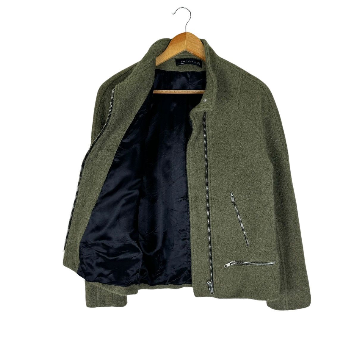 Japanese Brand × Zara ☀️ZARA WOMAN BIKERS JACKET LIKE JUNYA WATANABE Size XS / US 0-2 / IT 36-38 - 9 Thumbnail