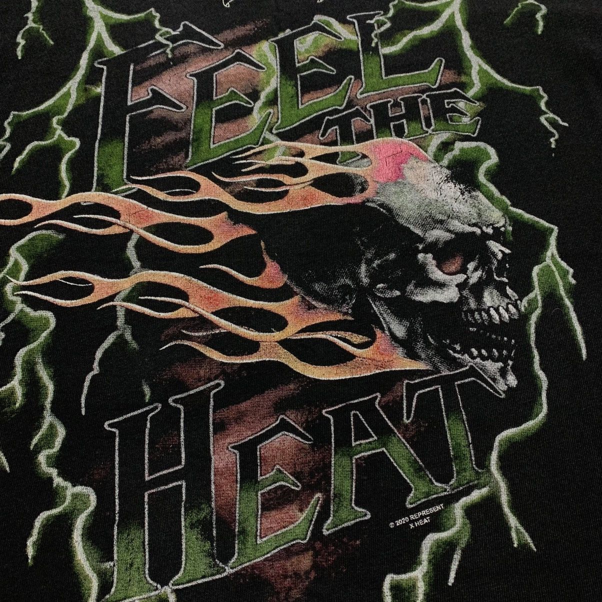Represent Clo. Represent Small The Heat Graphic Vintage Black Tee 2020 Size US S / EU 44-46 / 1 - 3 Thumbnail