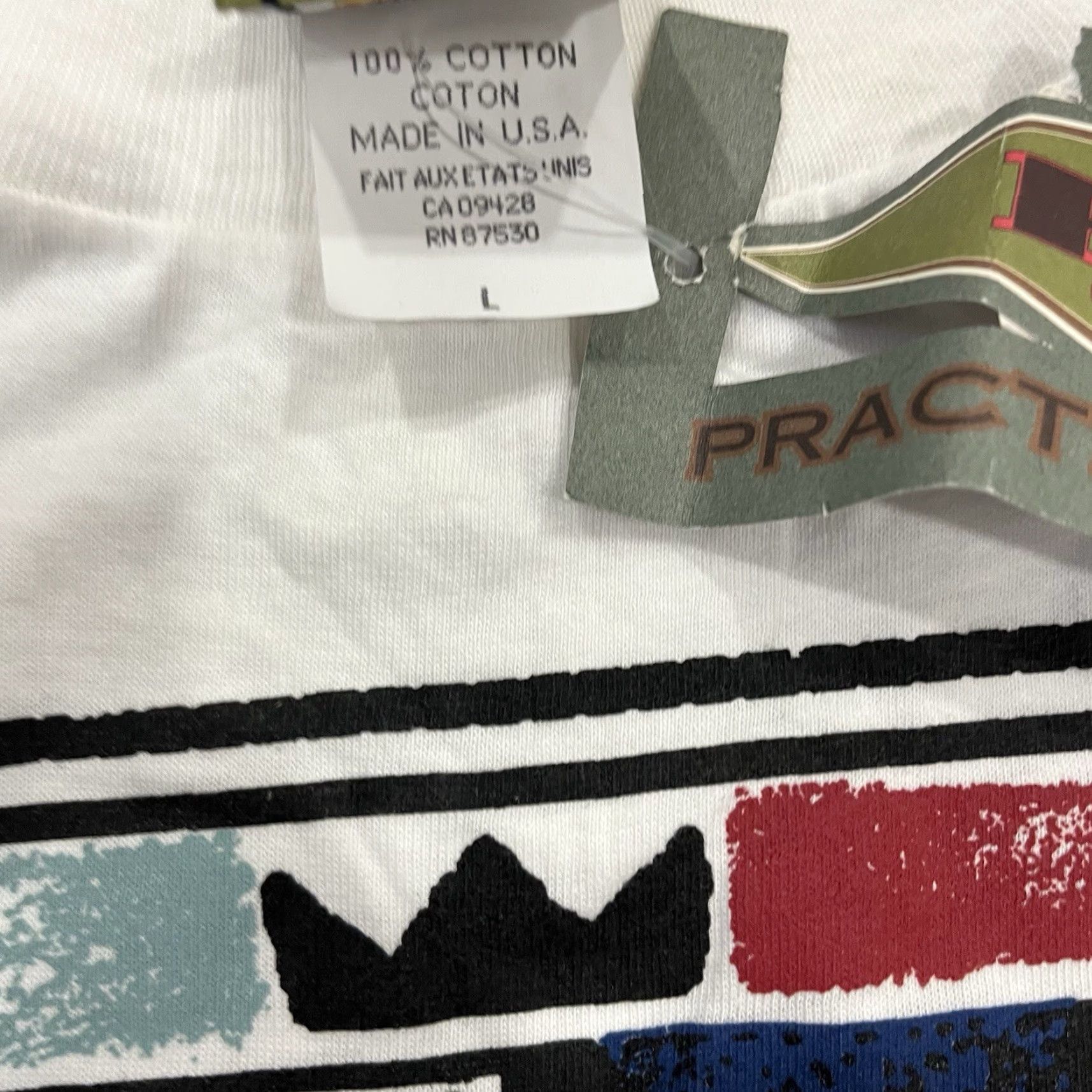Prince VINTAGE Prince Baseball Practice Gear T Shirt Large - Single Stitch New With Tags Size US L / EU 52-54 / 3 - 5 Thumbnail