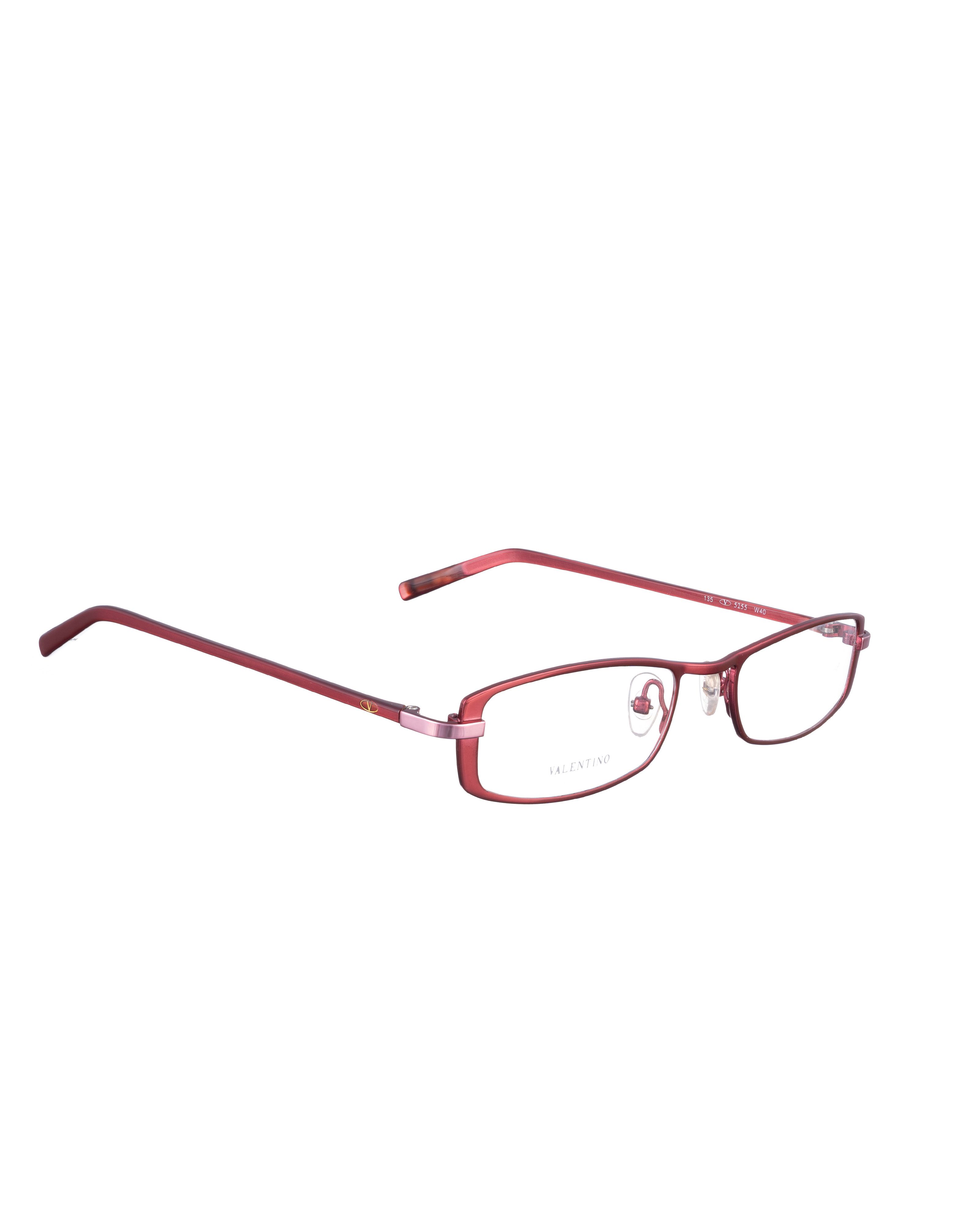 Valentino Valentino 00s Red Thin Metallic Glasses Size ONE SIZE - 3 Thumbnail