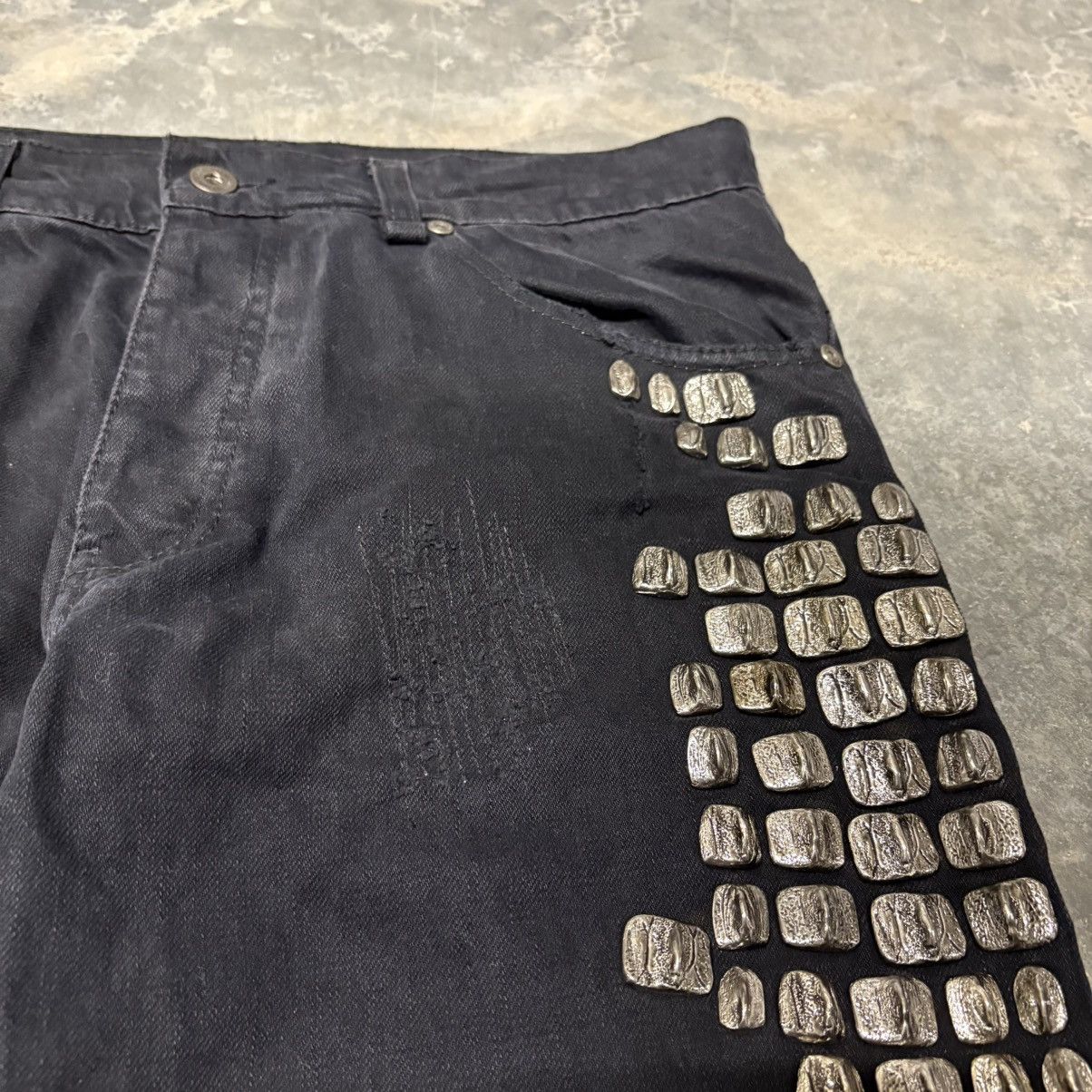 Roberto Cavalli Roberto Cavalli silver hardware studded crocodile denim Size US 32 / EU 48 - 5 Thumbnail