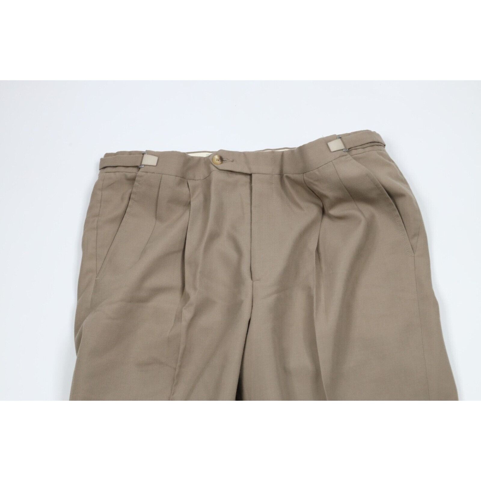 Vintage Vintage 90s Streetwear Wool Blend Buckle Waist Chino Pants Size US 36 / EU 52 - 2 Thumbnail
