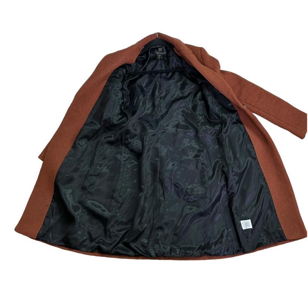 Designer House of Harlow 1960 l Brown Wool Blend Long Peacoat XS Size XS / US 0-2 / IT 36-38 - 7 Thumbnail