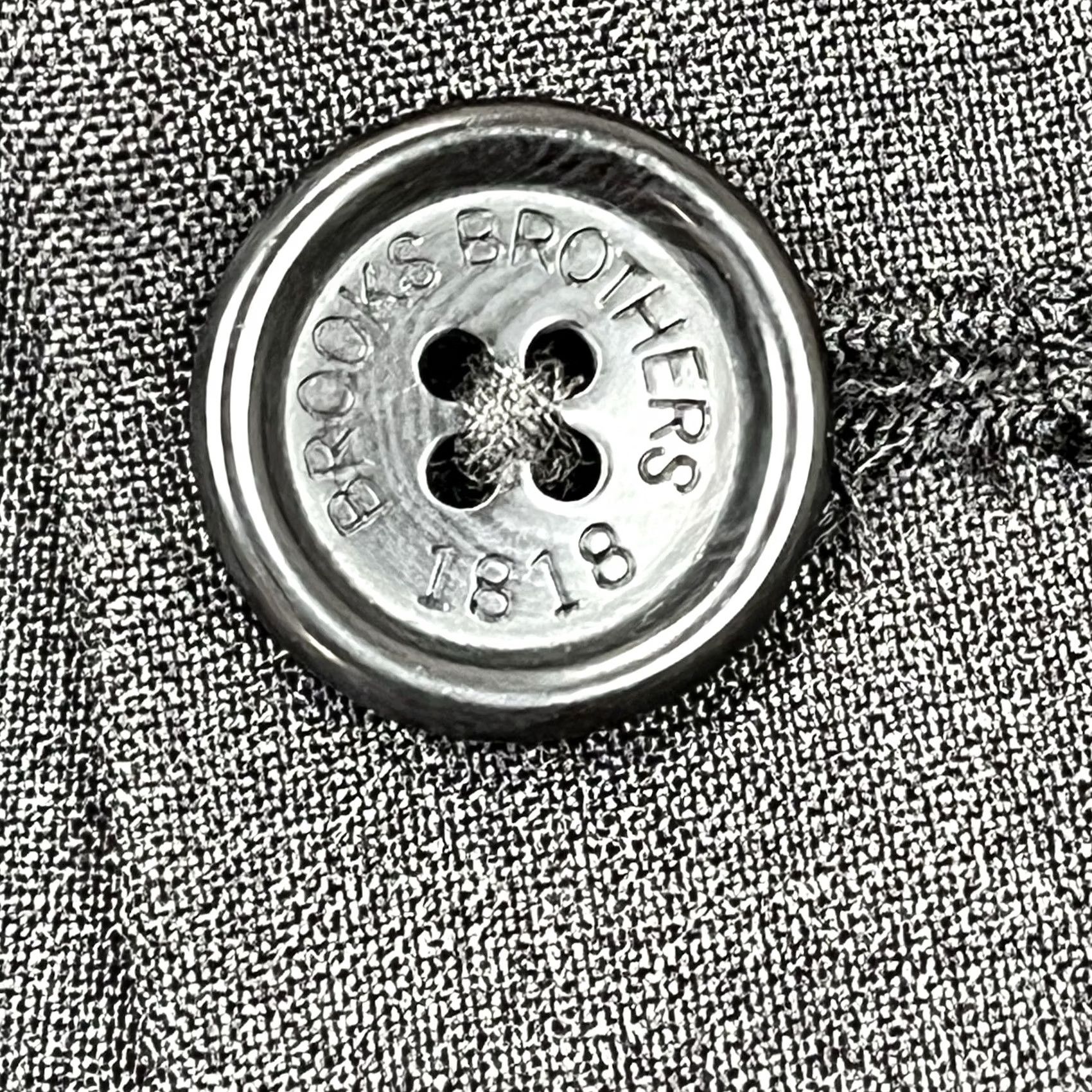 Brooks Brothers VINTAGE Brooks Brothers Mens BrooksEase Wool USA Blazer Jacket Sport Coat Black SZ 40S Size 40R - 5 Thumbnail
