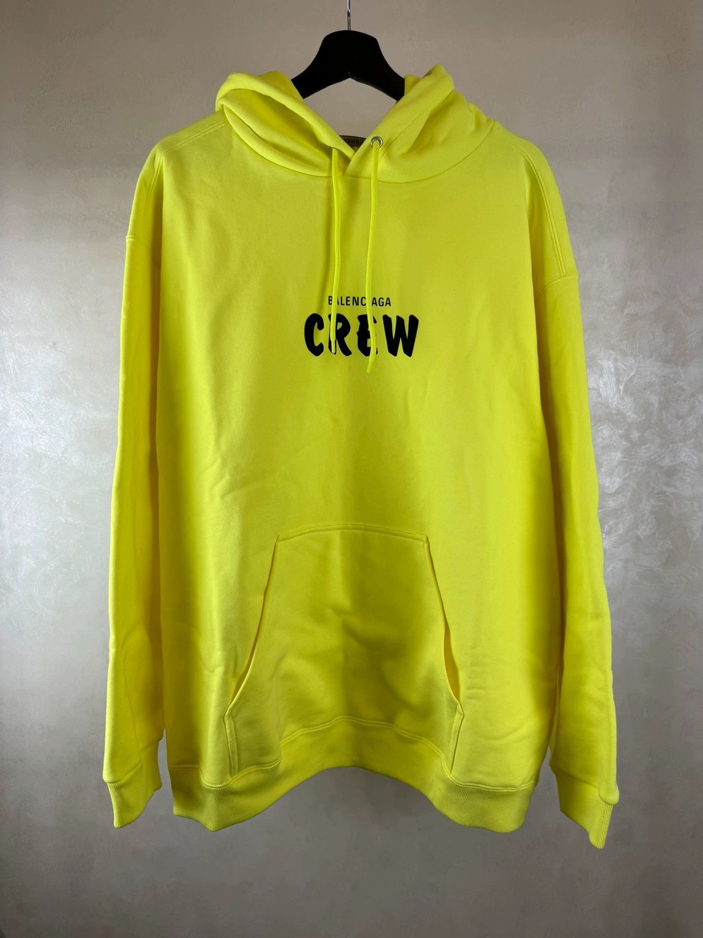 Balenciaga Balenciaga fluorescent green crew hoodie Size US XXL / EU 58 / 5 - 1 Thumbnail