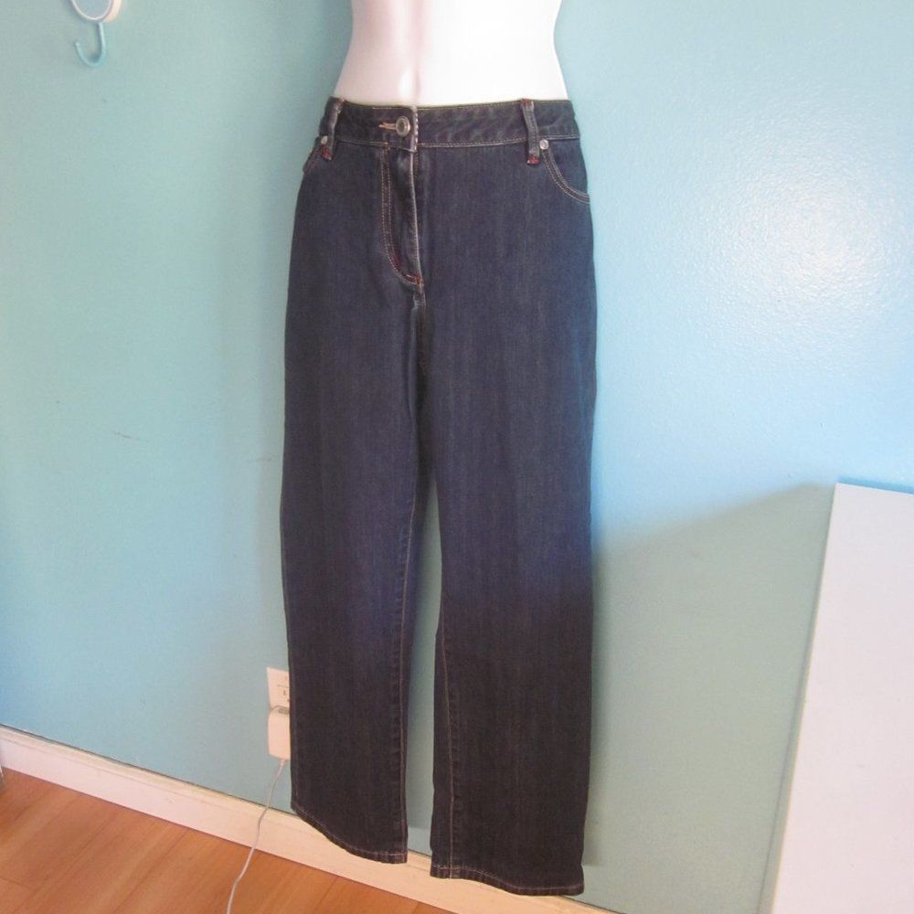 Faconnable Faconnable Womens Cropped Jeans Size 10 Size 32" / US 10 / IT 46 - 11 Thumbnail