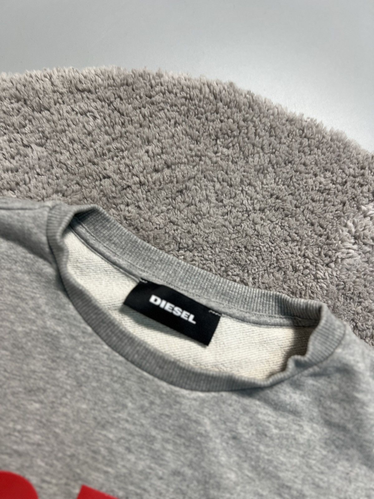 Diesel × Vintage Rare Vintage Diesel Sweatshirt Big Logo Size US XL / EU 56 / 4 - 4 Thumbnail