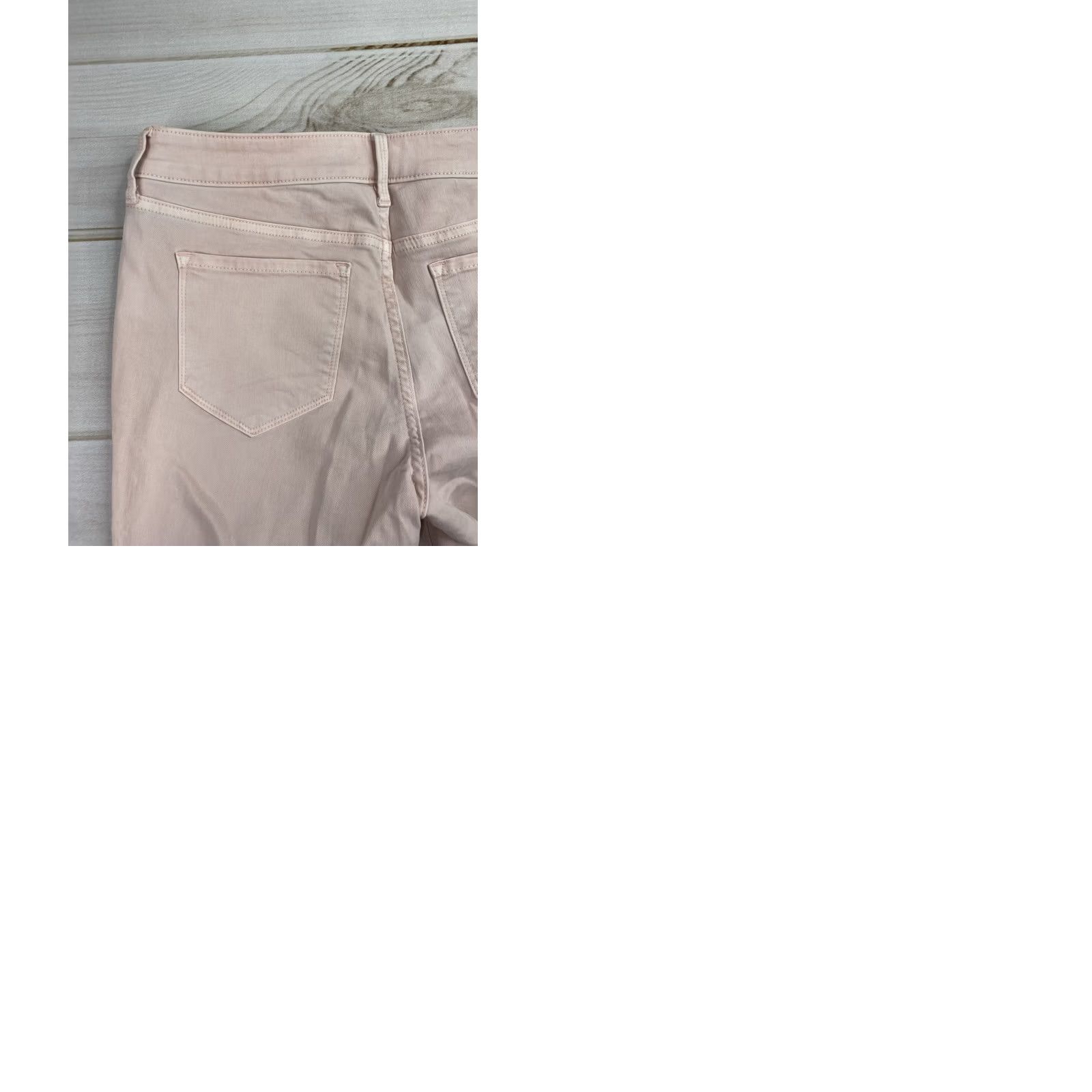 Old Navy Old Navy Womens Jeans 10 Rockstar Skinny Jeans Pink Mid-Rise Stretch Distressed Shirt? Size 32" / US 10 / IT 46 - 9 Thumbnail