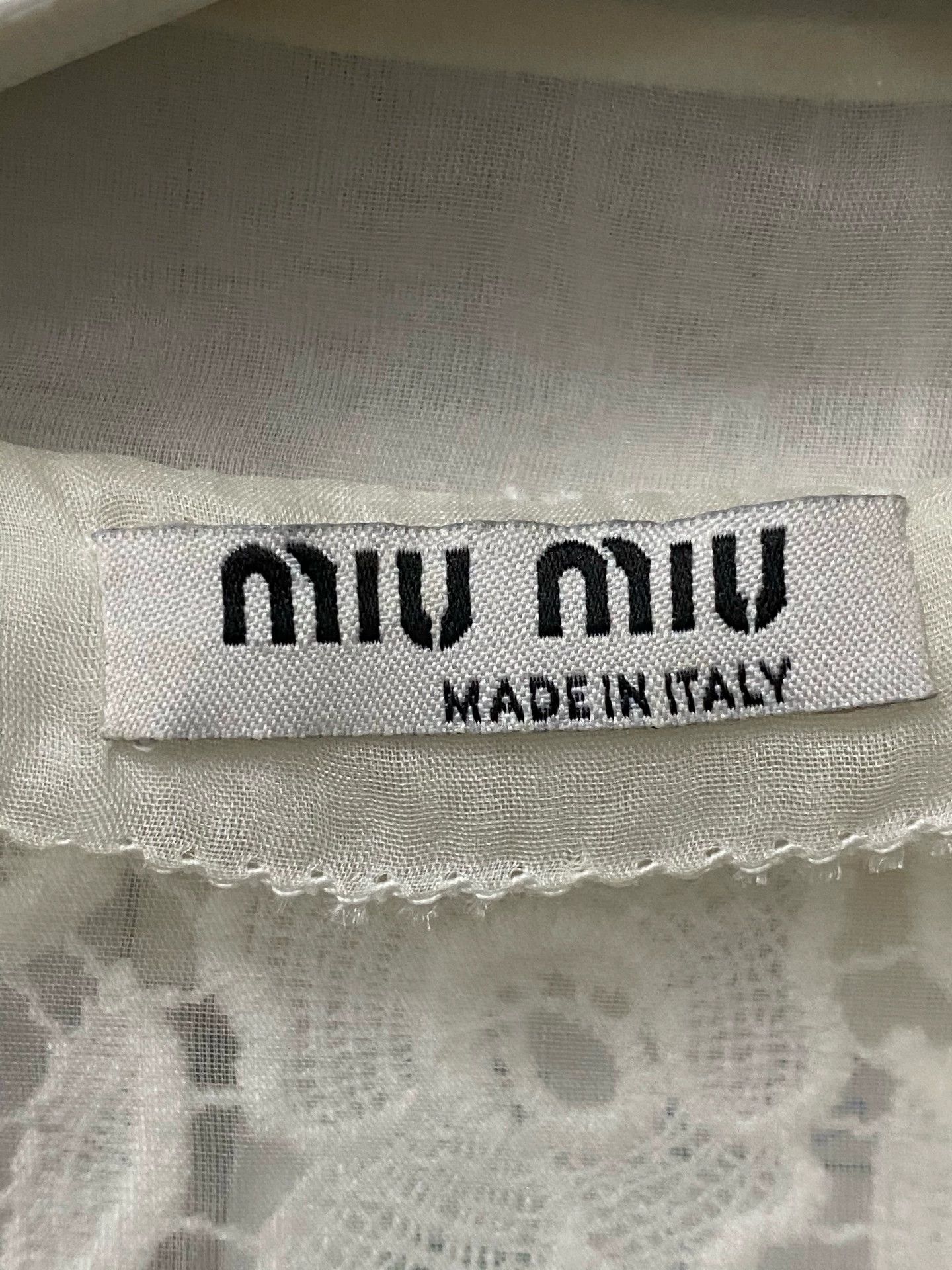 Miu Miu MIU MIU Lace Cutout Bow Jacket Size S / US 4 / IT 40 - 6 Thumbnail