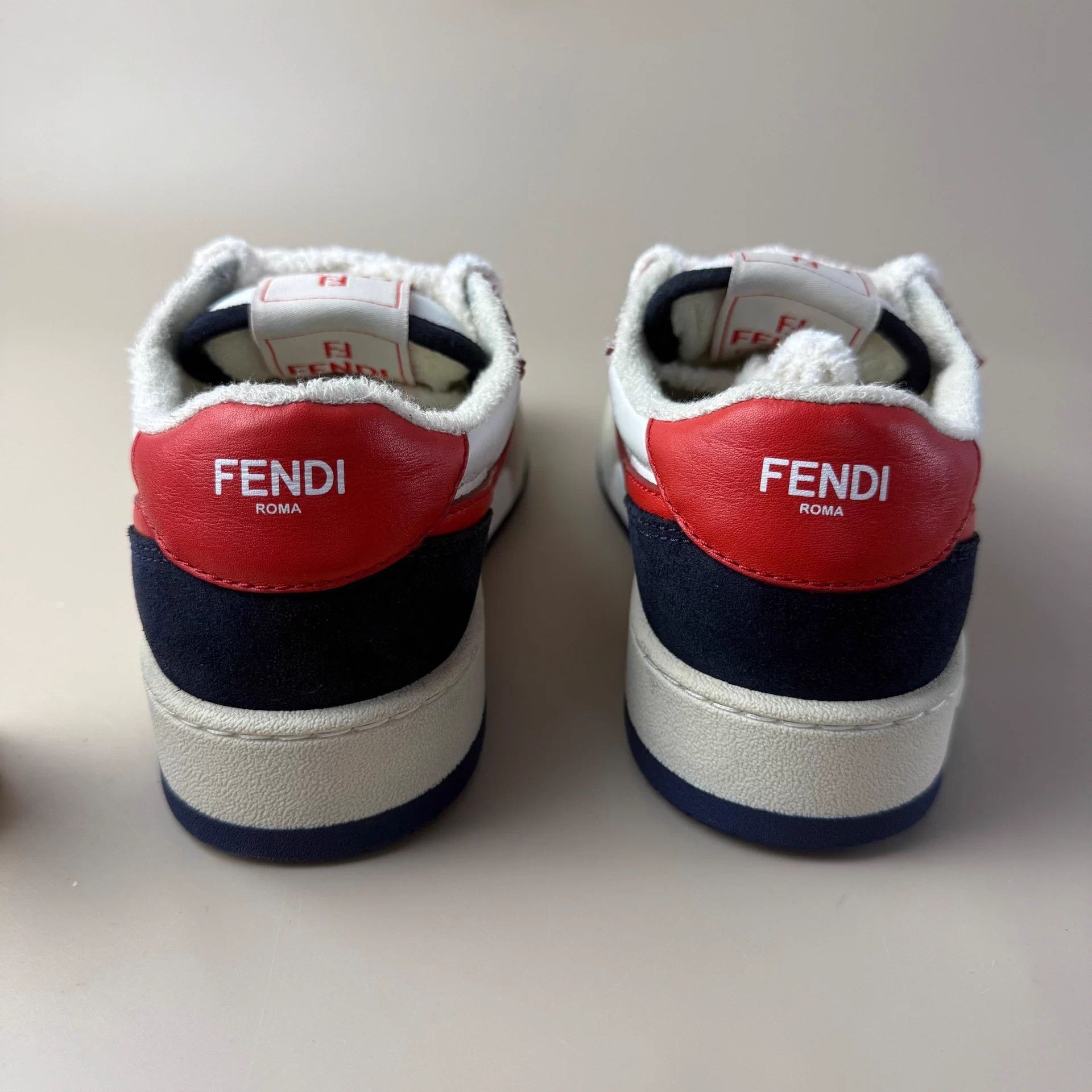 Fendi Fendi Match blue red embossed sneakers 36 98 new perfect Size US 5 / IT 35 - 3 Thumbnail