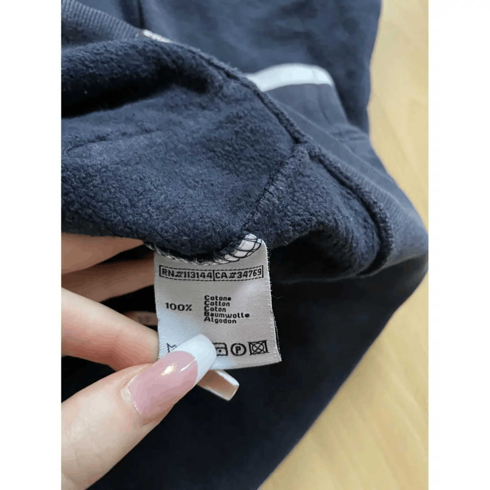 Kappa Kappa Navy Hoodie - Zip-Up - Small - Classic Logo - Used Size US S / EU 44-46 / 1 - 6 Thumbnail