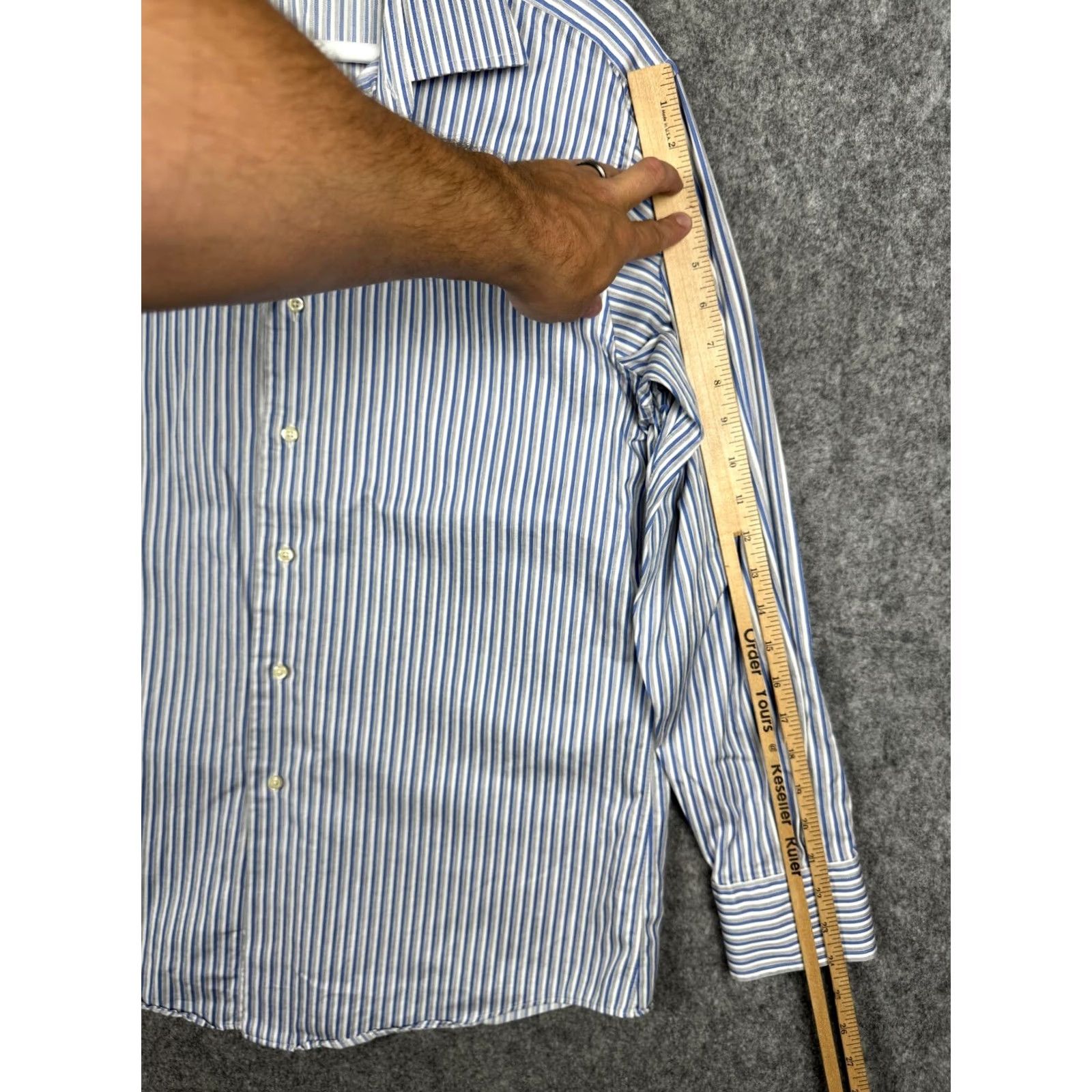 Brooks Brothers Vintage Brooks Brothers Regent Shirt Mens 16-33 Striped Button Made USA Size US L / EU 52-54 / 3 - 7 Thumbnail