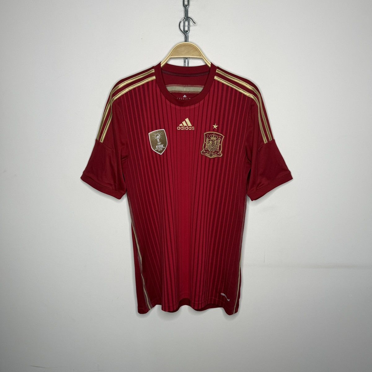 Adidas Adidas Spain 2014/15 Home Kit Fifa Champions Soccer Jersey Size US M / EU 48-50 / 2 - 1 Thumbnail