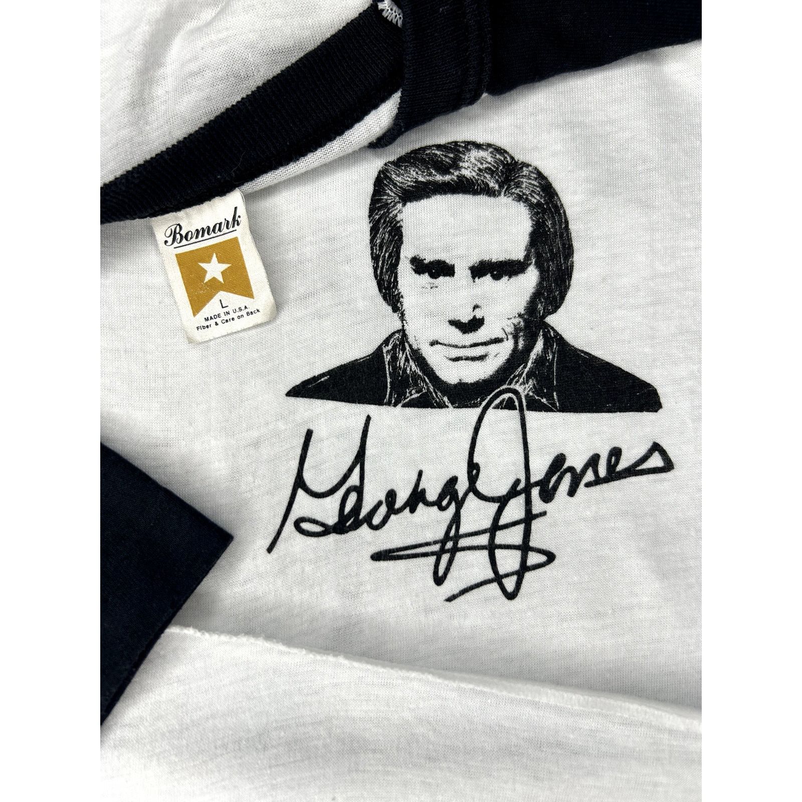 Vintage VTG '87 George Jones The Legend Goes On Tour Shirt Rare Sz L Size US L / EU 52-54 / 3 - 3 Thumbnail