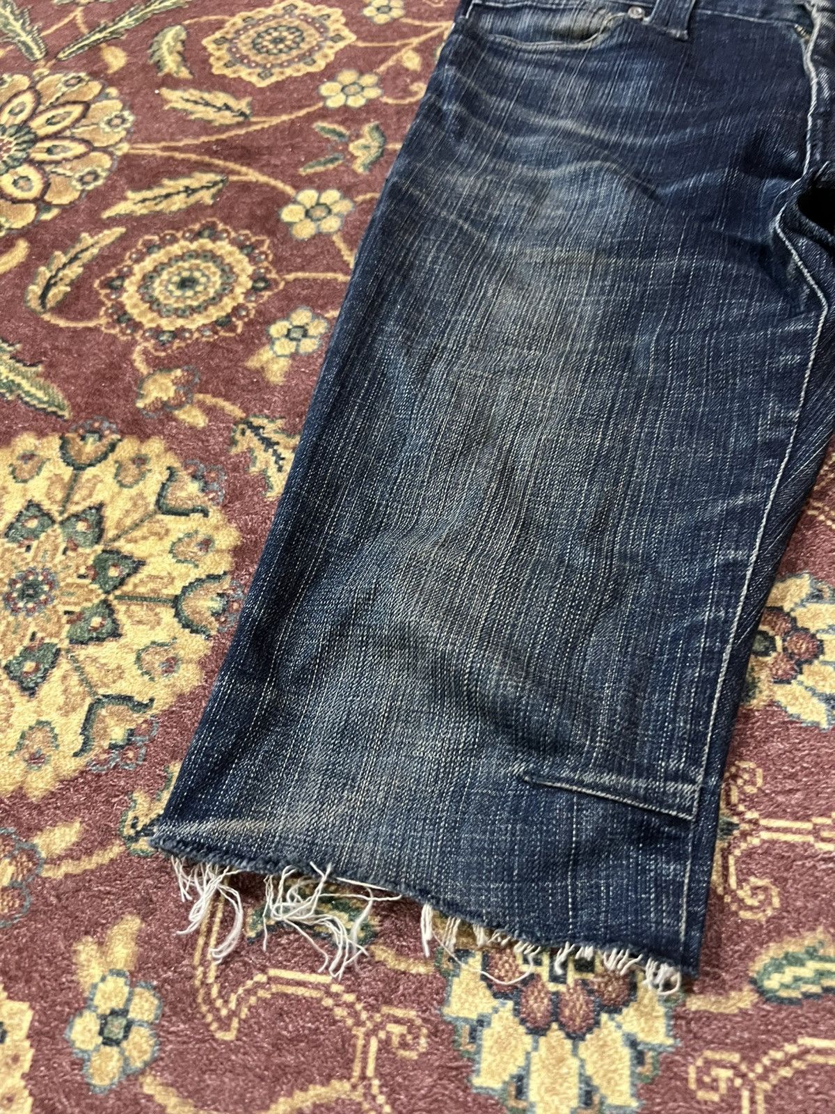 Japanese Brand Vintage Roen X Spalding Short Jean Size US 30 / EU 46 - 7 Thumbnail
