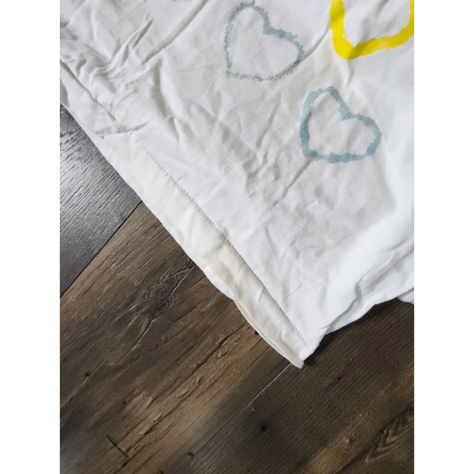 Vintage VINTAGE Mens XXL Checkered Heart Art Puff Paint T Shirt USA Thrashed Size XXL / US 16-18 / IT 52-54 - 4 Thumbnail