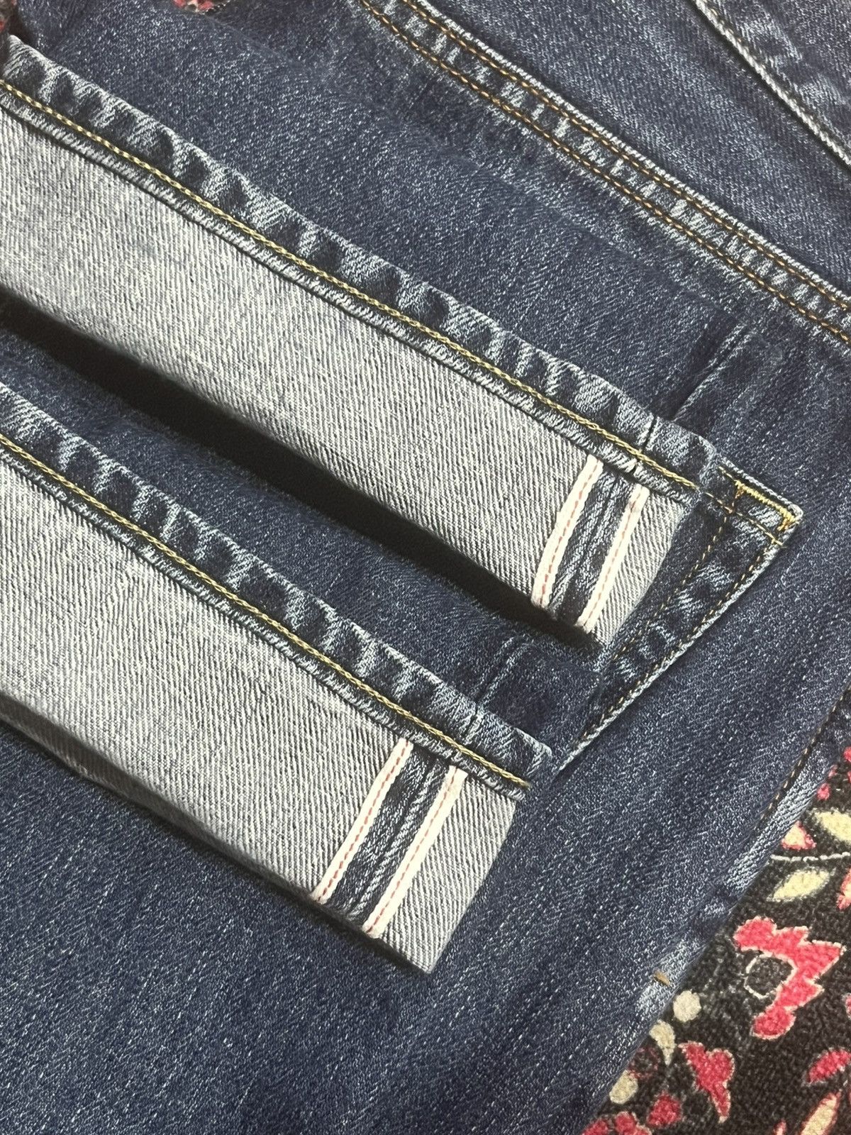 Undercover × Uniqlo Vintage Uniqlo Ocean Blue Washed Regular Selvedge Jeans Size US 30 / EU 46 - 10 Thumbnail