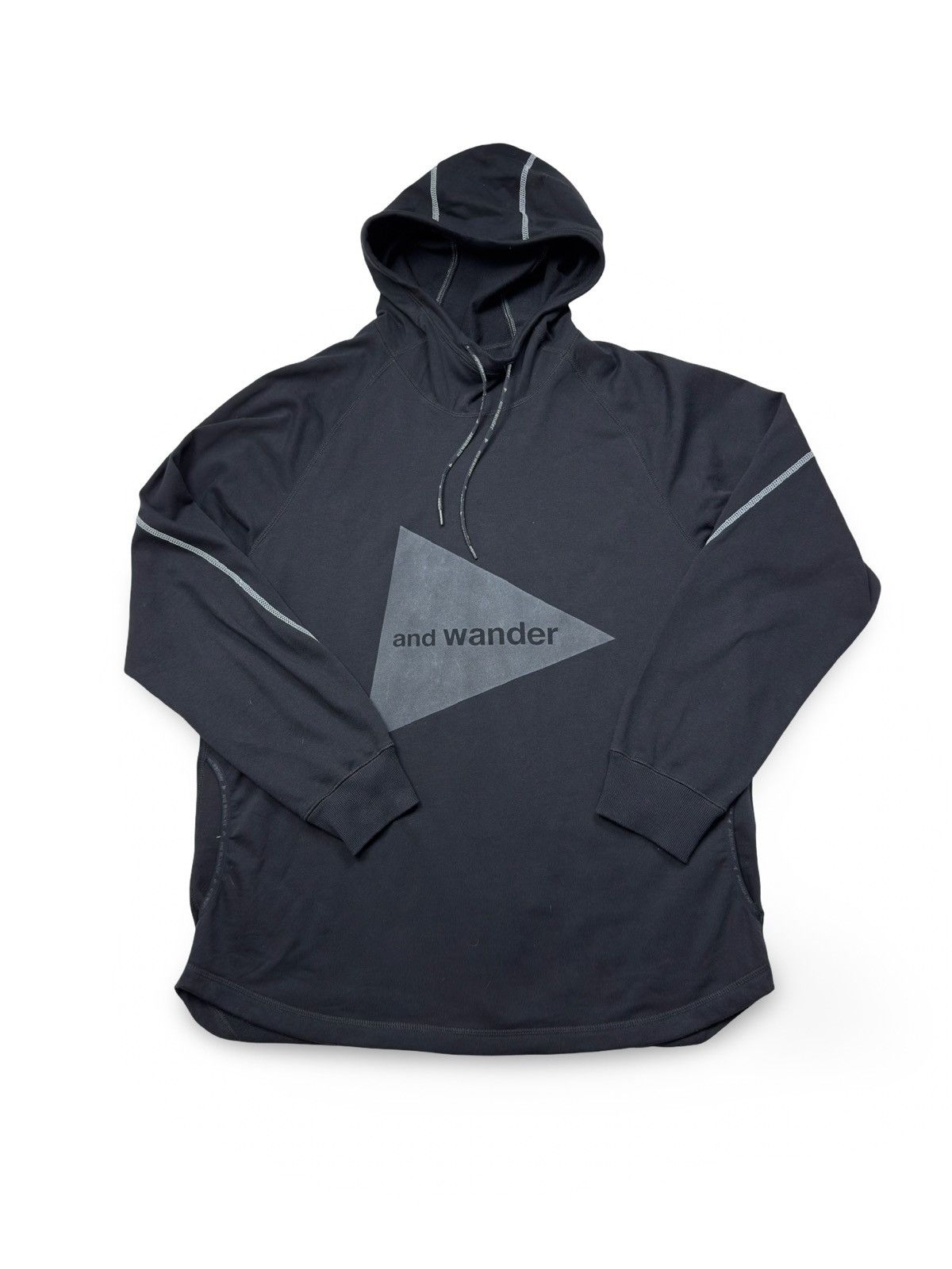 And Wander And Wander black logo hoodie size 6 jp Size US XL / EU 56 / 4 - 1 Thumbnail