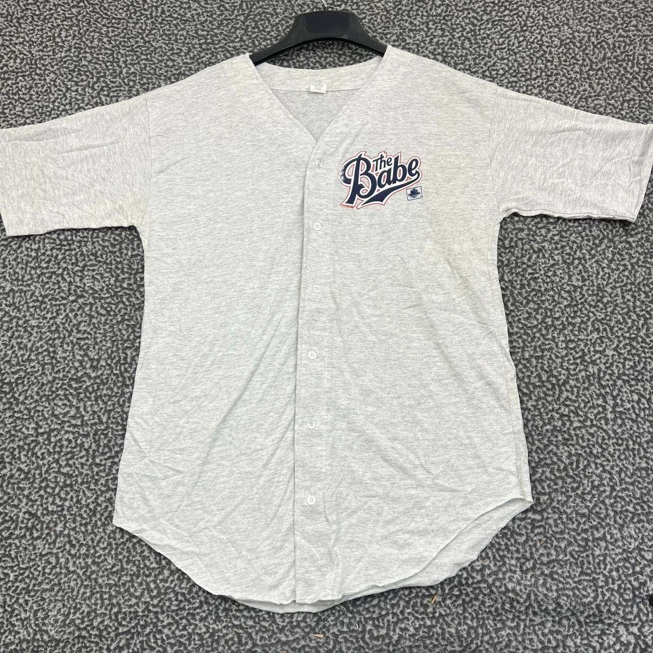 The Unbranded Brand Vintage The Babe Baseball Shirt Men XL Button Up Deadstock Size US XL / EU 56 / 4 - 1 Thumbnail