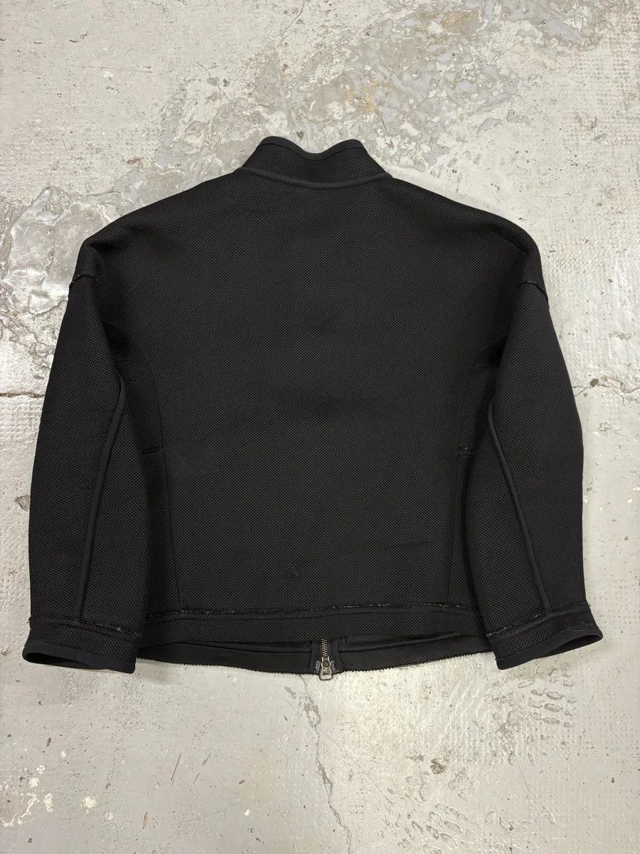 Designer × Marithe + Francois Girbaud × Vintage 2000s Marithé + François Girbaud Black Light Perforated Jacket Size XS / US 0-2 / IT 36-38 - 2 Thumbnail