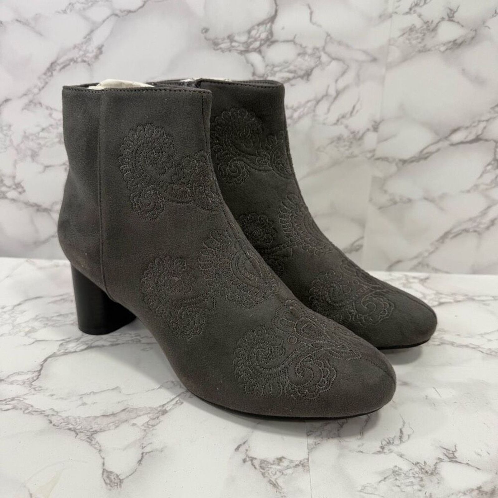 atmos Aomo Love Paisley Embossed Boots sz 10 NEW #M169 Size US 10 / IT 40 - 9 Thumbnail