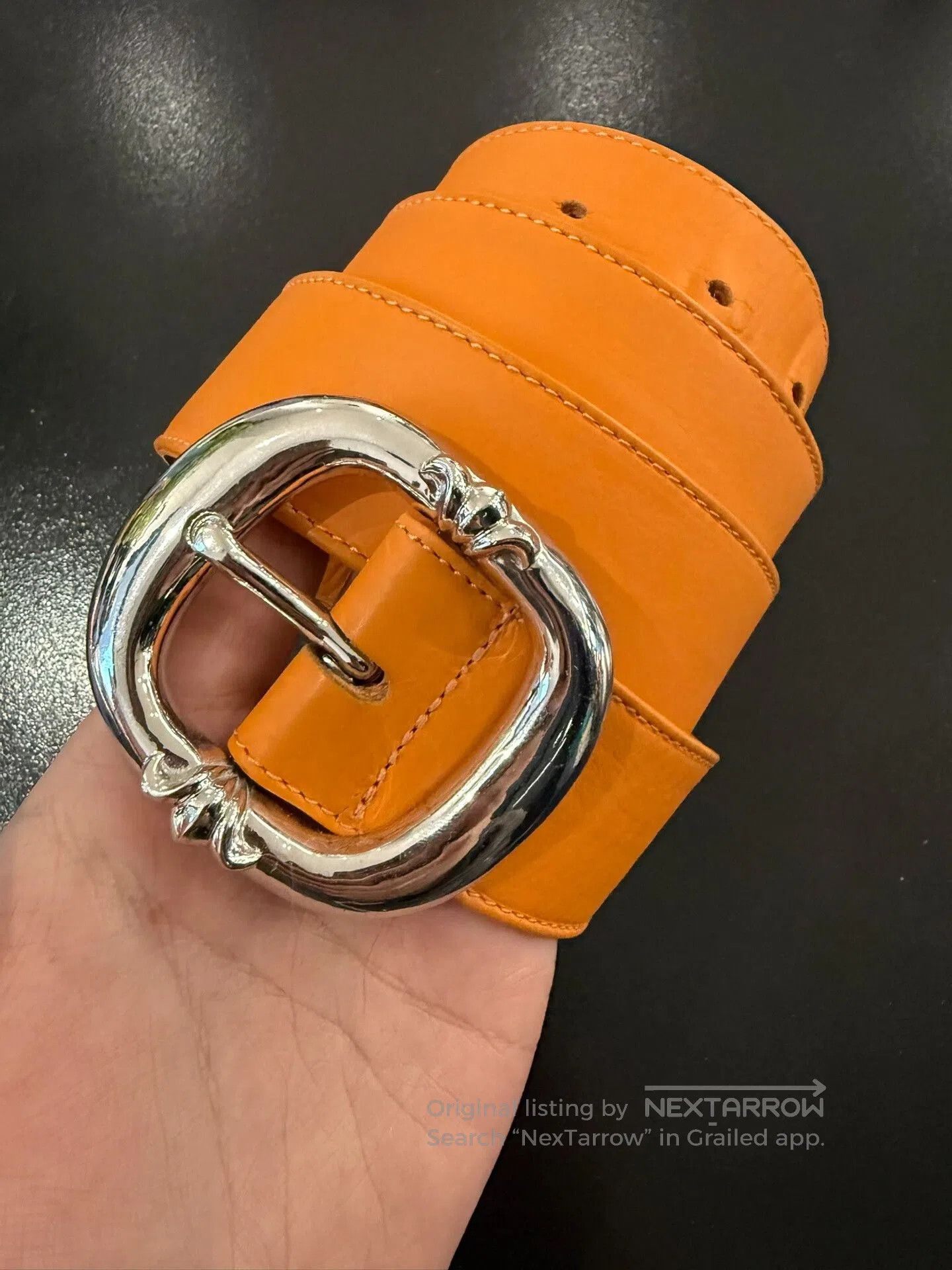 Chrome Hearts Chrome Hearts Gunslinger Orange Belt. Size ONE SIZE - 1 Thumbnail