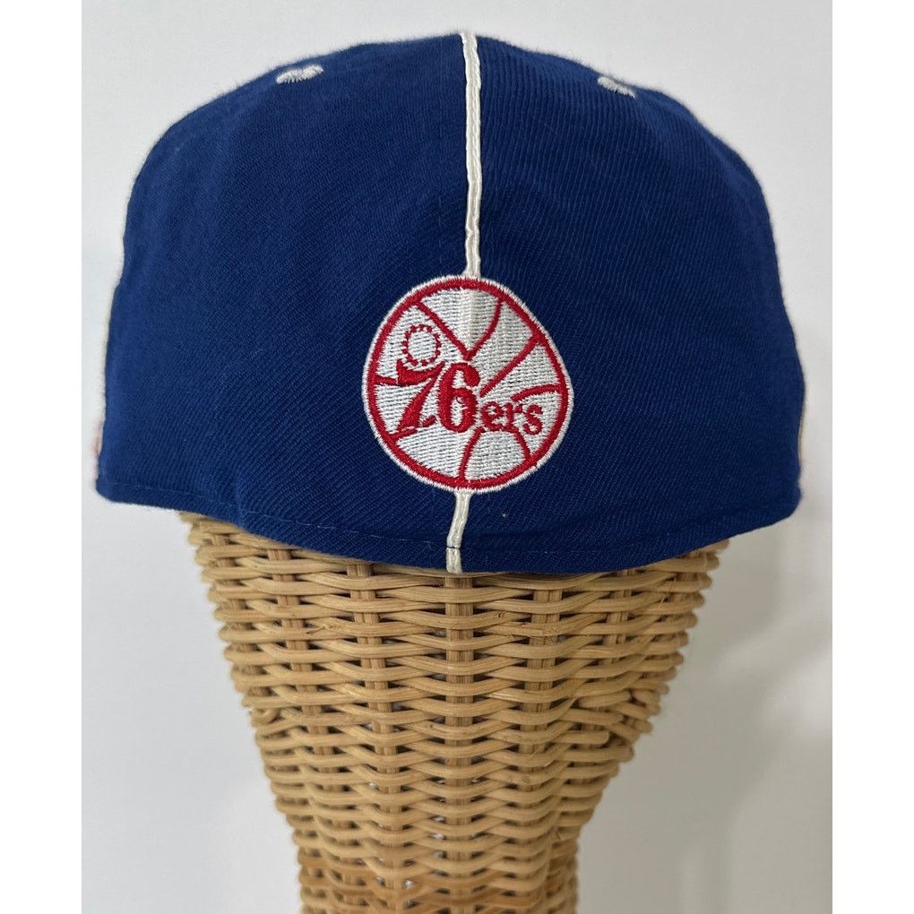 New Era New Era 59 Fifty NBA Hat 76ers Cap Size 7.5 Fitted Pinwheel Size ONE SIZE - 6 Thumbnail