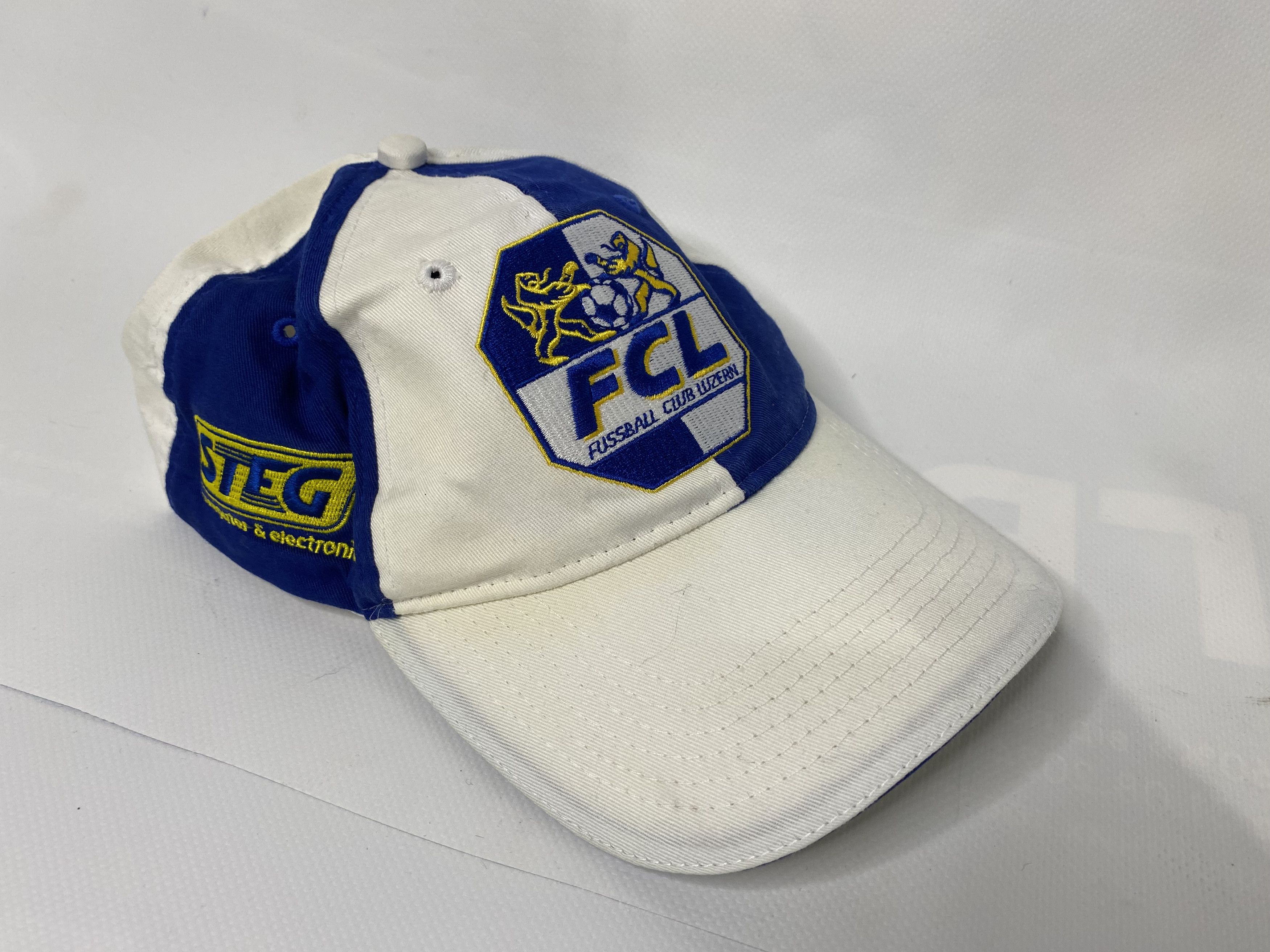 Vintage FC LUZERN SWITZERLAND SWISS FOOTBALL SOCCER HAT CAP Size ONE SIZE - 1 Thumbnail