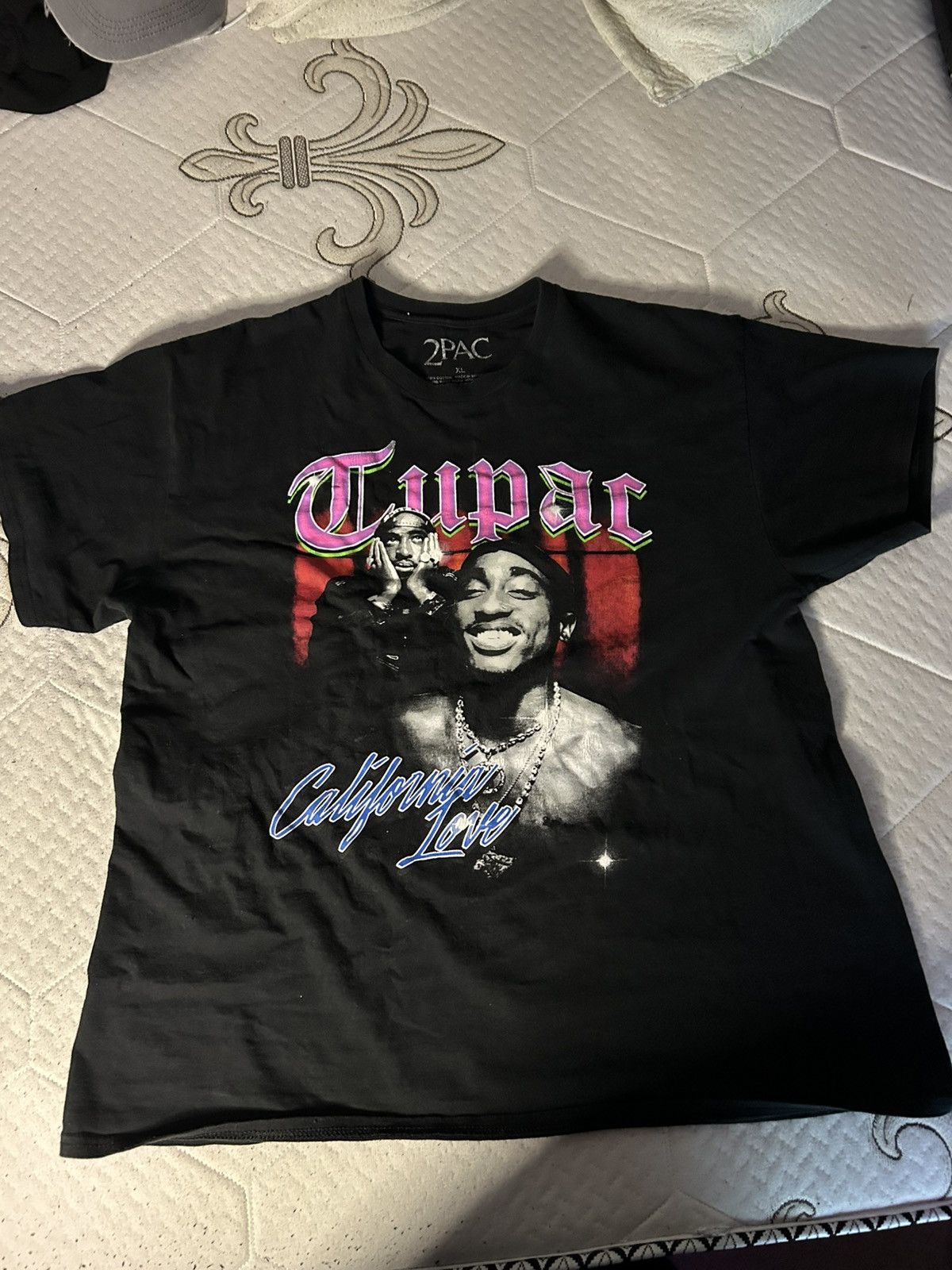 Other Vintage Style Tupac Shakur “California Love” Graphic Tee Size US XL / EU 56 / 4 - 4 Thumbnail