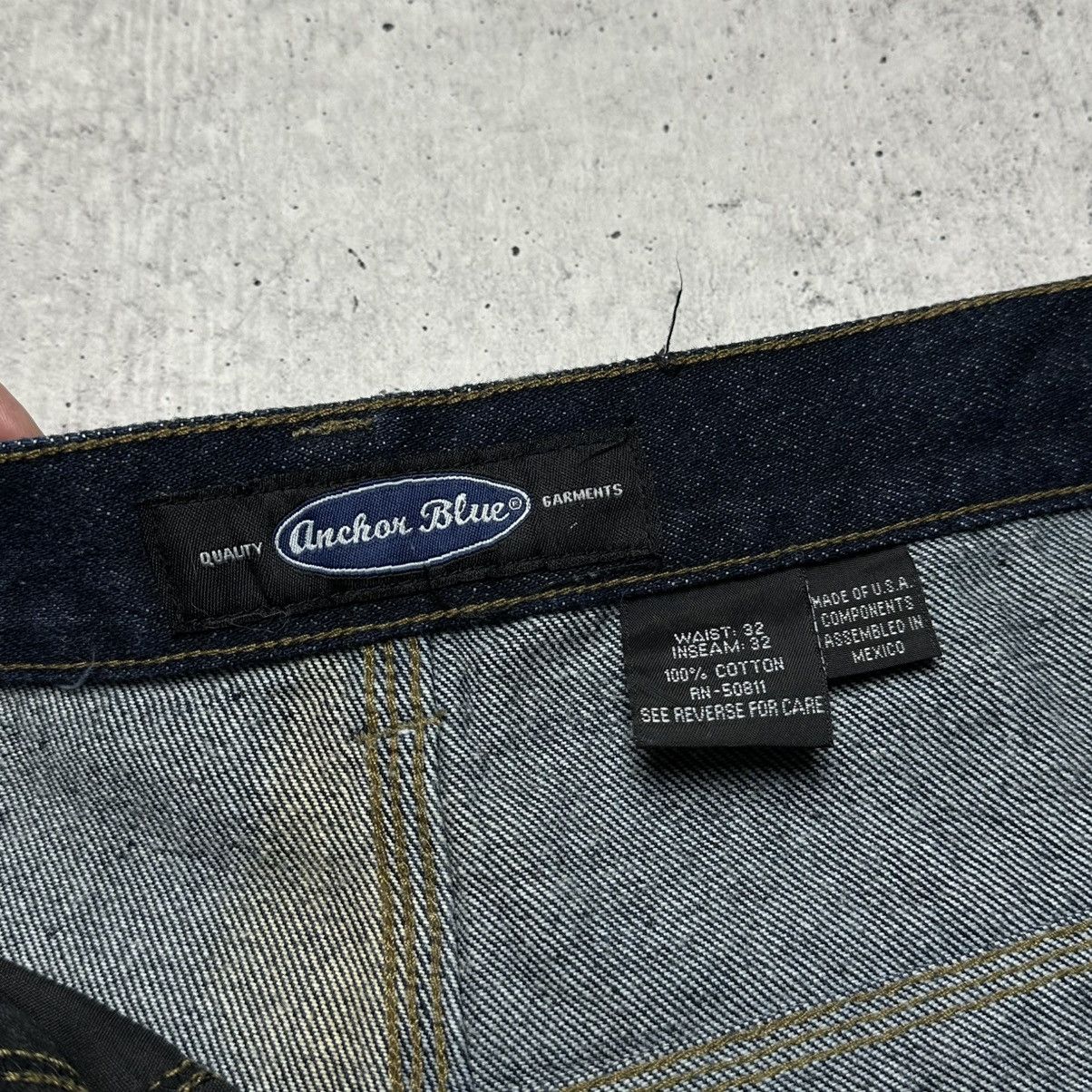 Anchor Blue × Vintage VINTAGE ANCHOR BLUE JEANS BAGGY CARGO HEAVY DUTY PANT Size US 32 / EU 48 - 8 Thumbnail