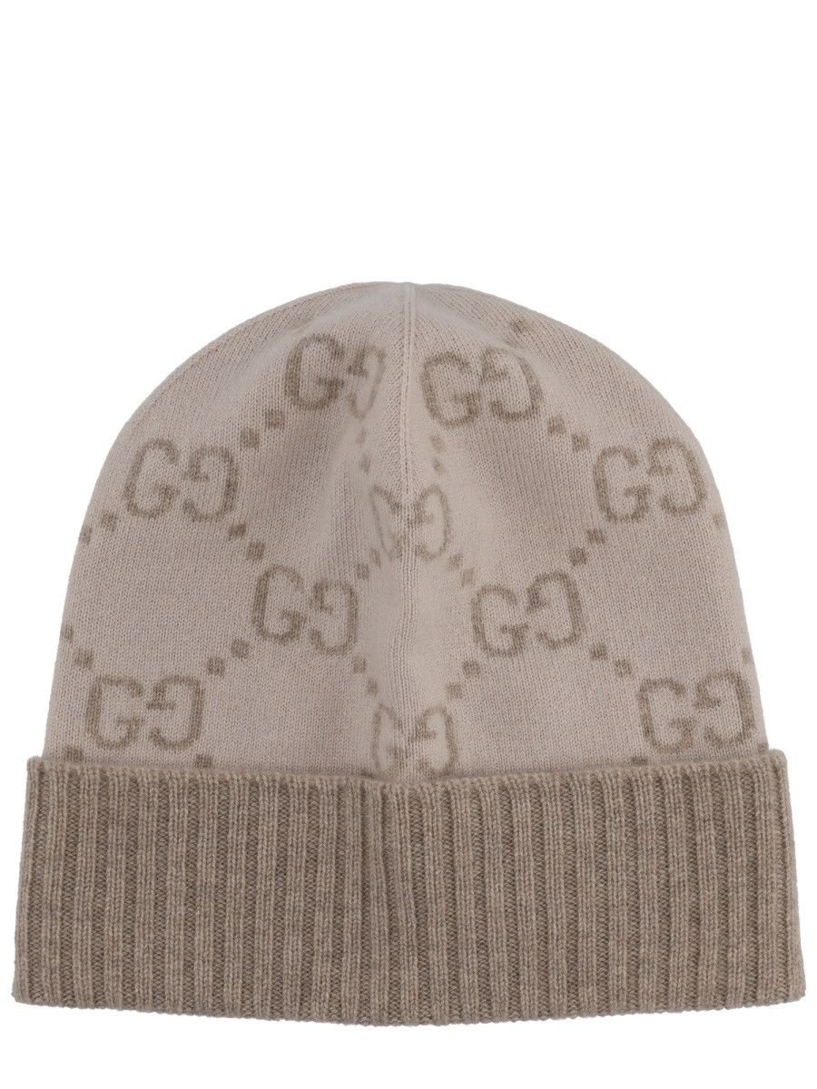 Gucci GUCCI JACQUARD GG HAT - DOVE Size ONE SIZE - 1 Thumbnail