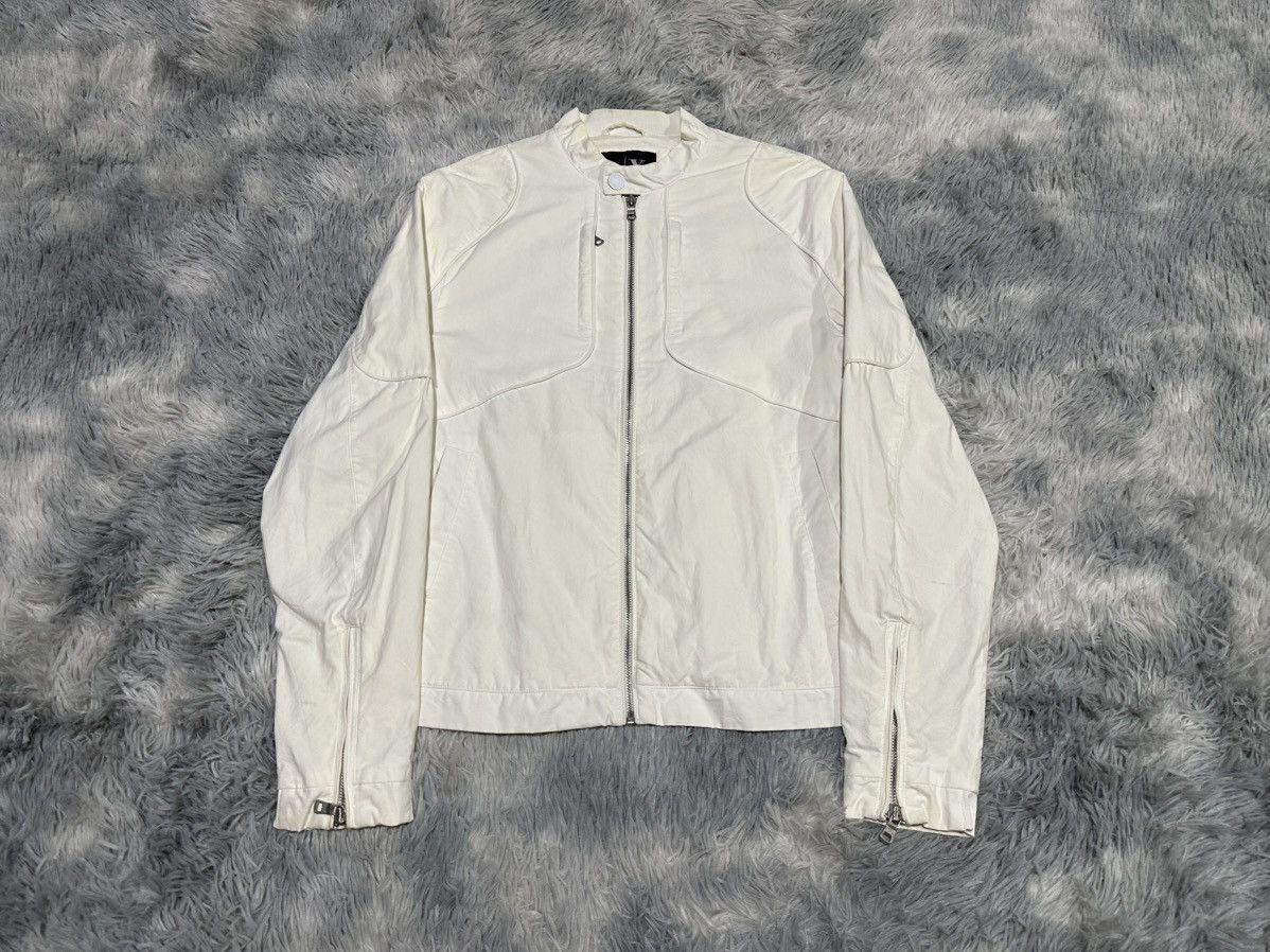 Armani Exchange 🔥Ss2013 Armani Exchange Padded Zipper Biker Jacket Size US M / EU 48-50 / 2 - 5 Thumbnail