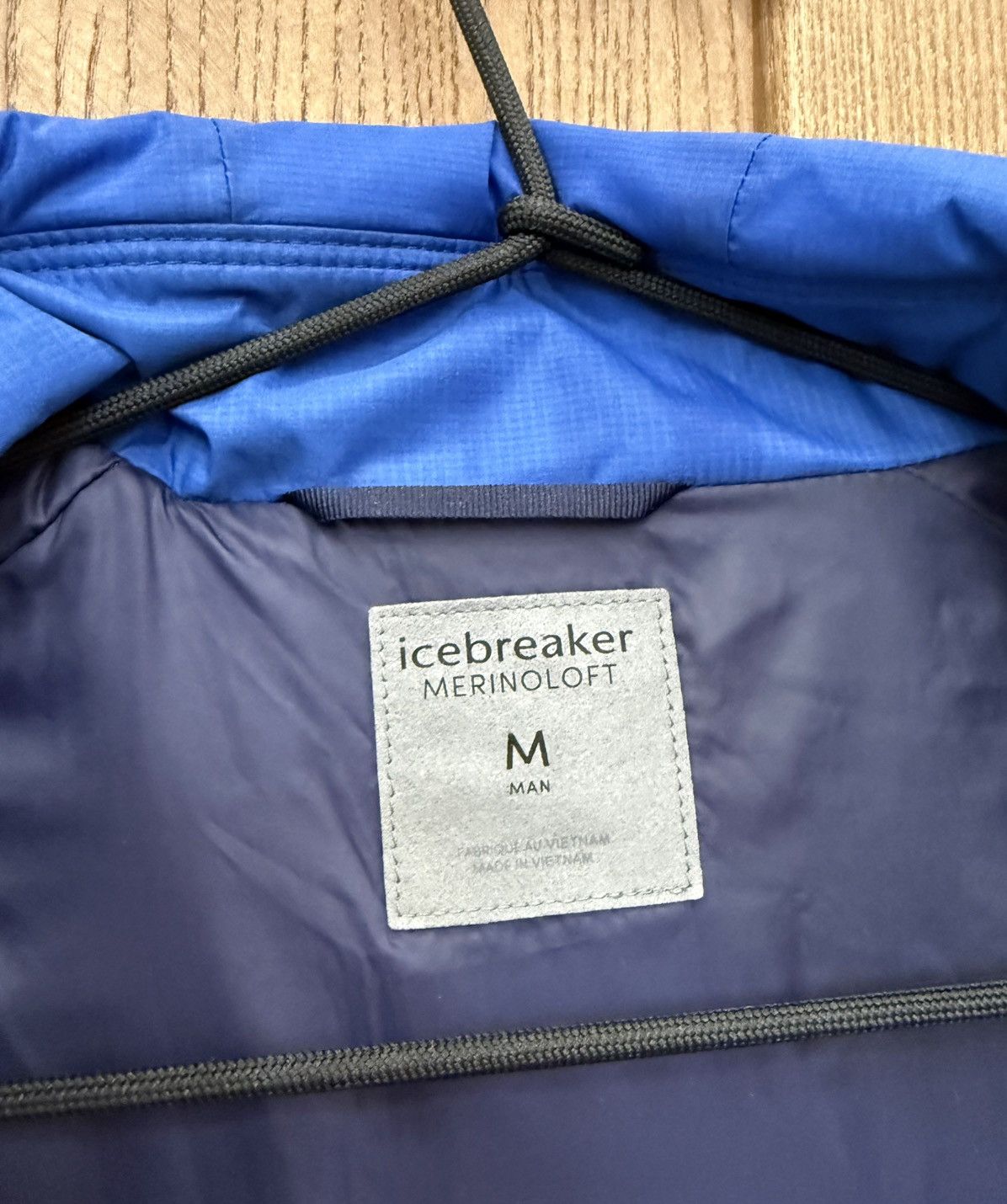 Icebreaker Icebreaker MerinoLOFT Blue Quilted Jacket Mens M Full Zip Size US M / EU 48-50 / 2 - 15 Thumbnail