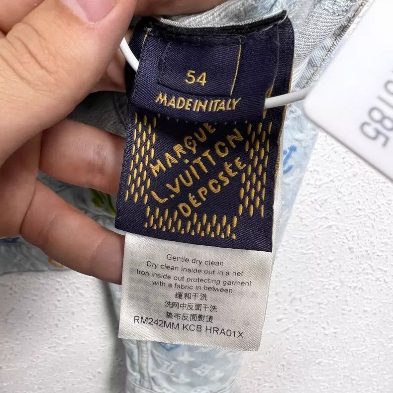 Louis Vuitton LOUIS VUITTON Full-print jacquard denim jacket 2504-Nextarr Size US L / EU 52-54 / 3 - 6 Thumbnail