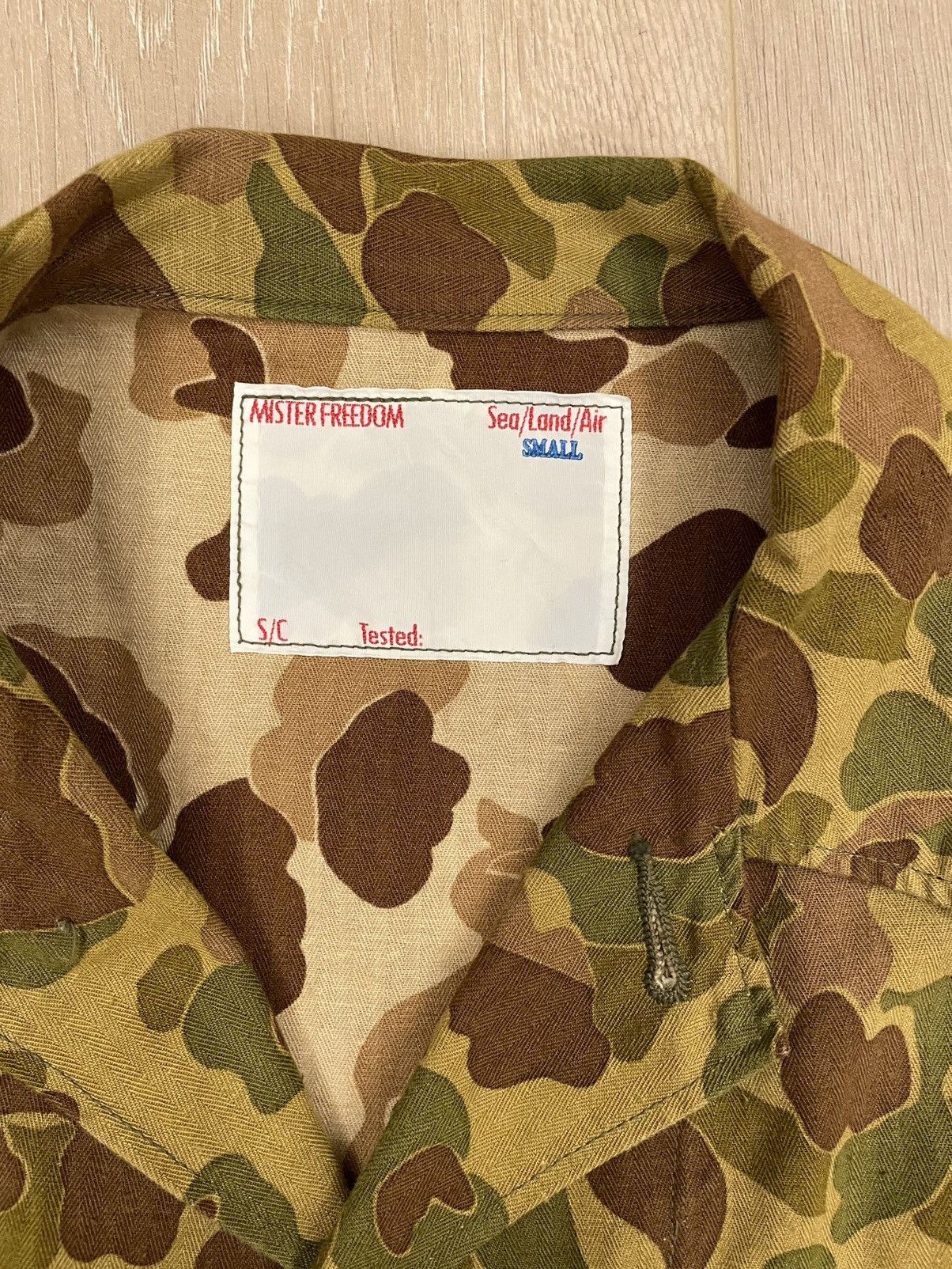 Mister Freedom Mister freedom Map Shirt, Frog Skin issue Size US S / EU 44-46 / 1 - 2 Thumbnail